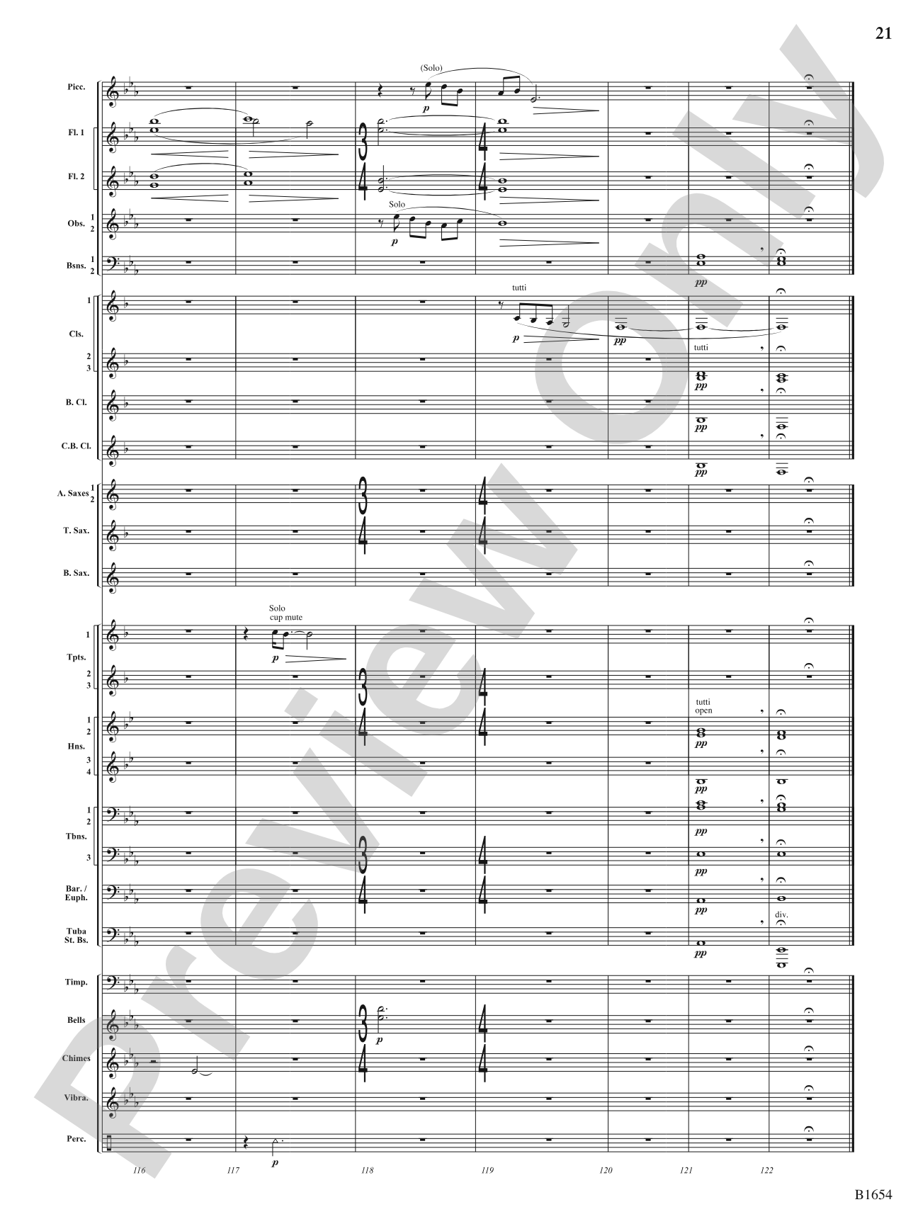 Grace: Concert Band Conductor Score & Parts