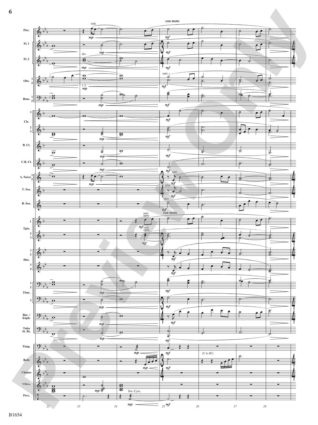 Grace: Concert Band Conductor Score & Parts