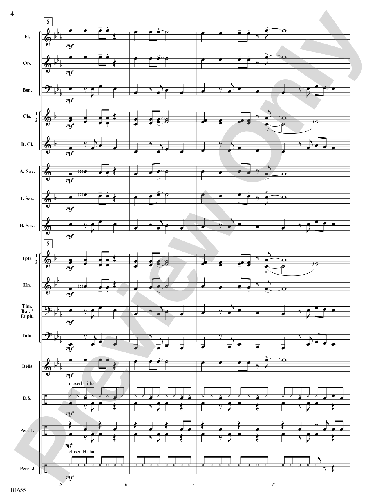 Santaland Jam: Concert Band Conductor Score & Parts