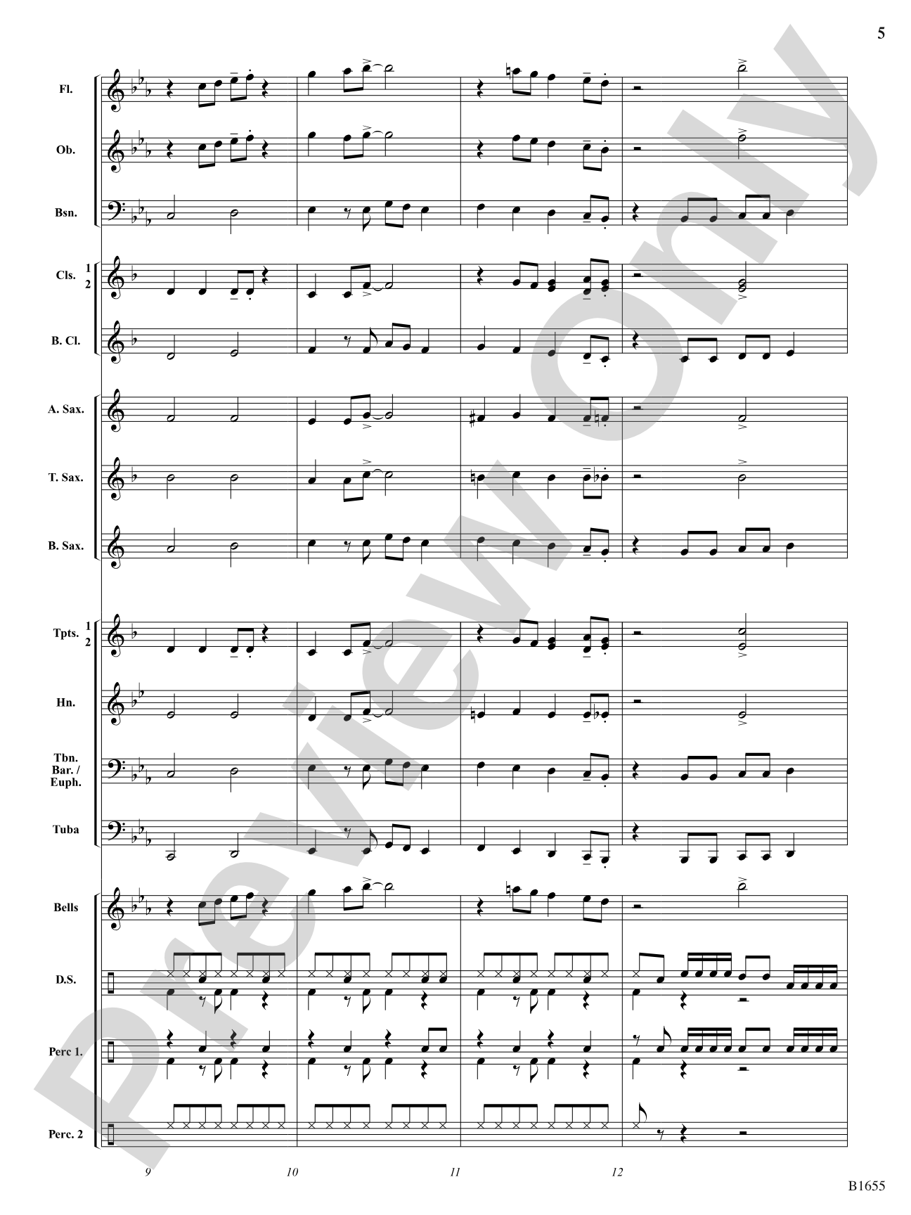 Santaland Jam: Concert Band Conductor Score & Parts