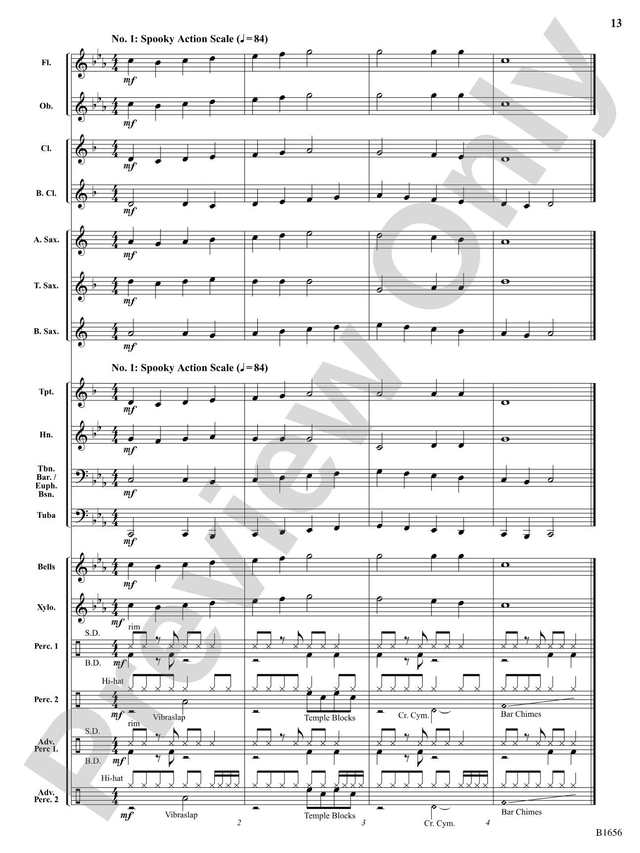 Teleportation: Concert Band Conductor Score & Parts