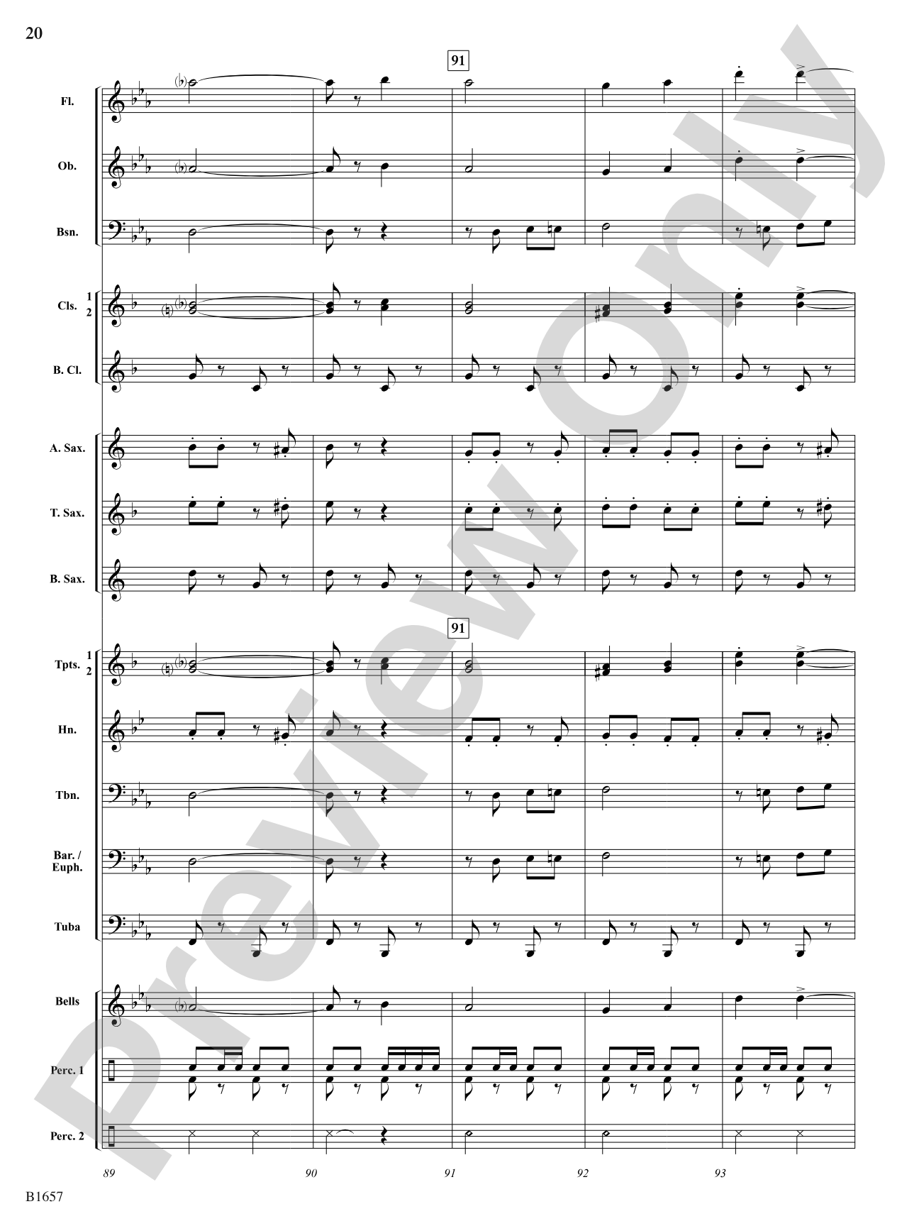 Mad Dash: Concert Band Conductor Score & Parts