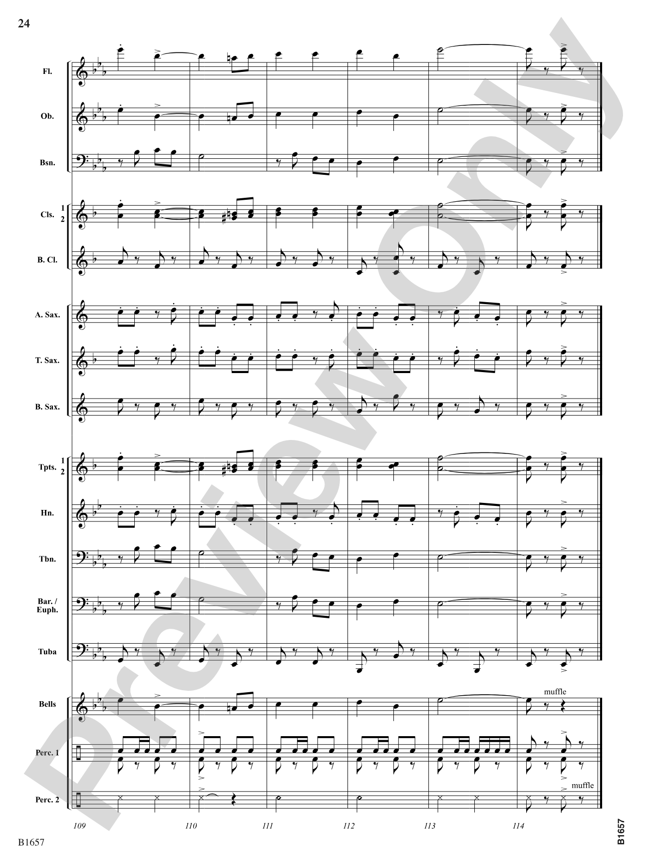 Mad Dash: Concert Band Conductor Score & Parts