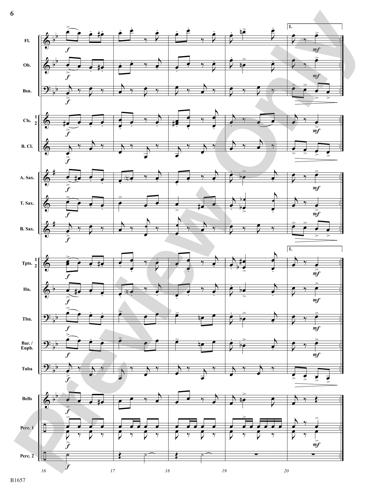 Mad Dash: Concert Band Conductor Score & Parts