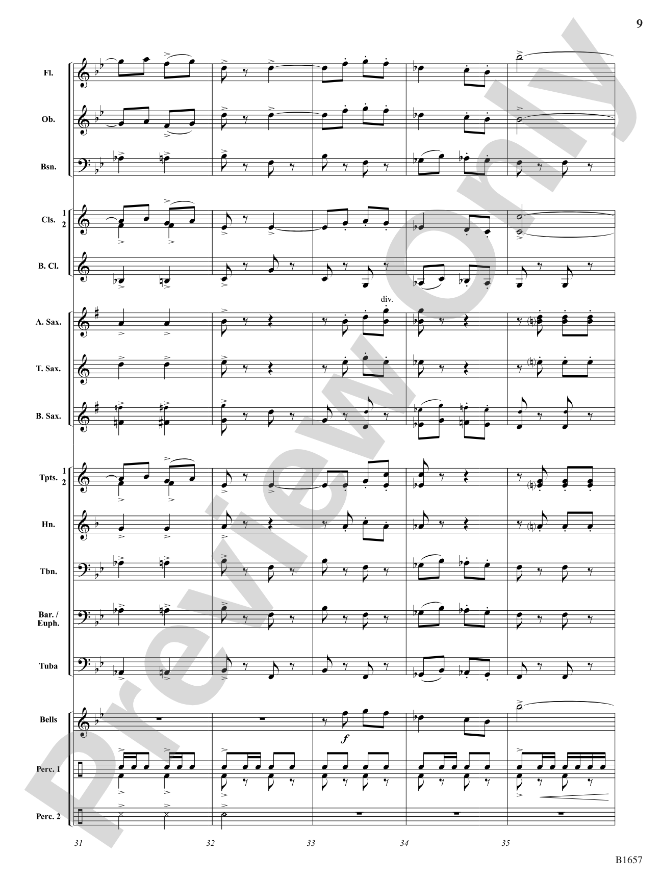 Mad Dash: Concert Band Conductor Score & Parts