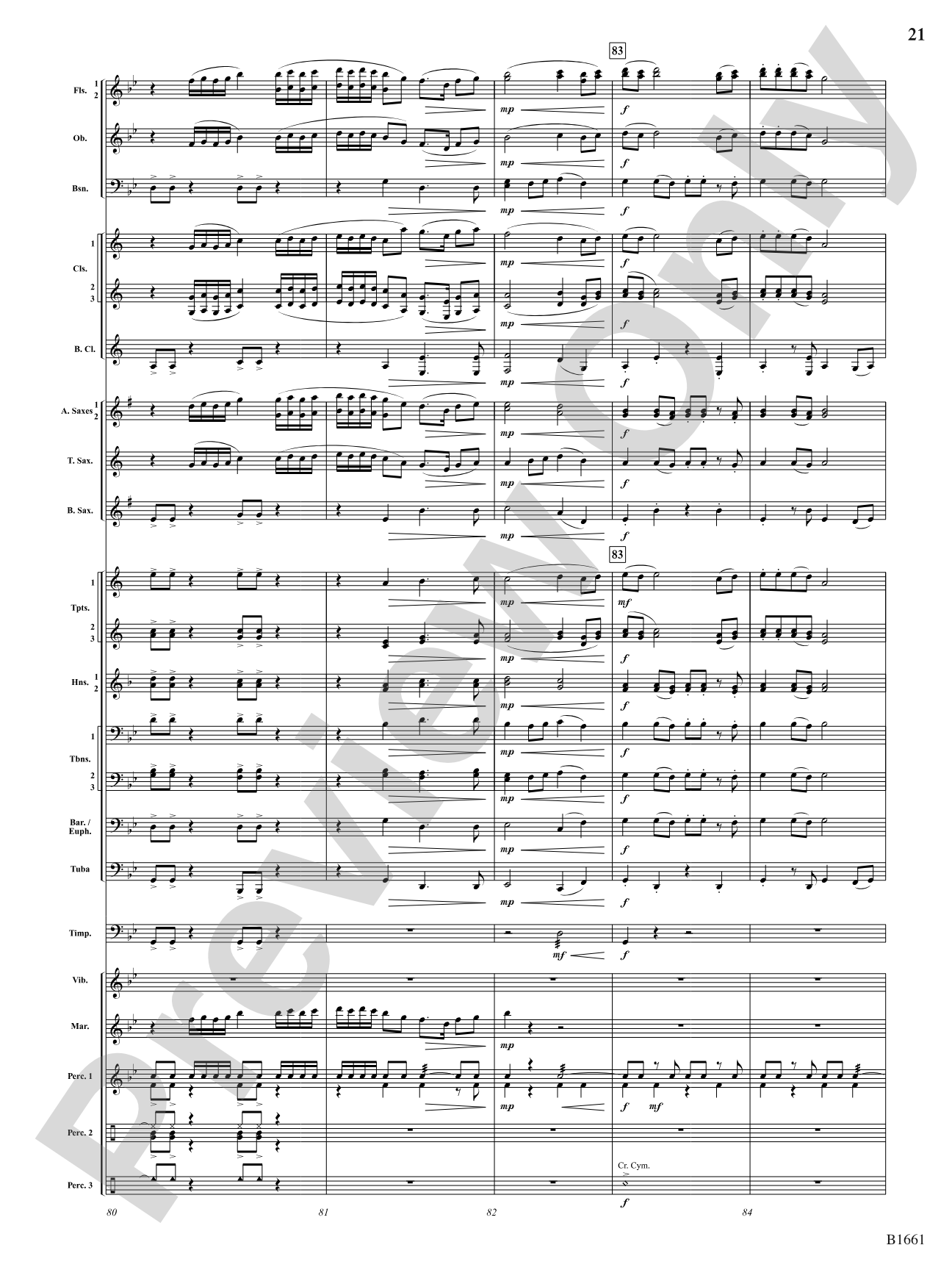 Great Wall: Concert Band Conductor Score & Parts