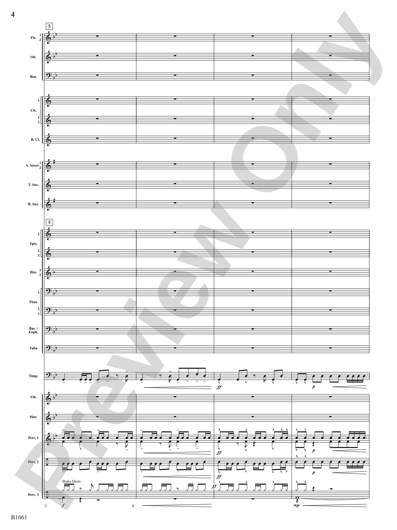 Great Wall: Concert Band Conductor Score & Parts