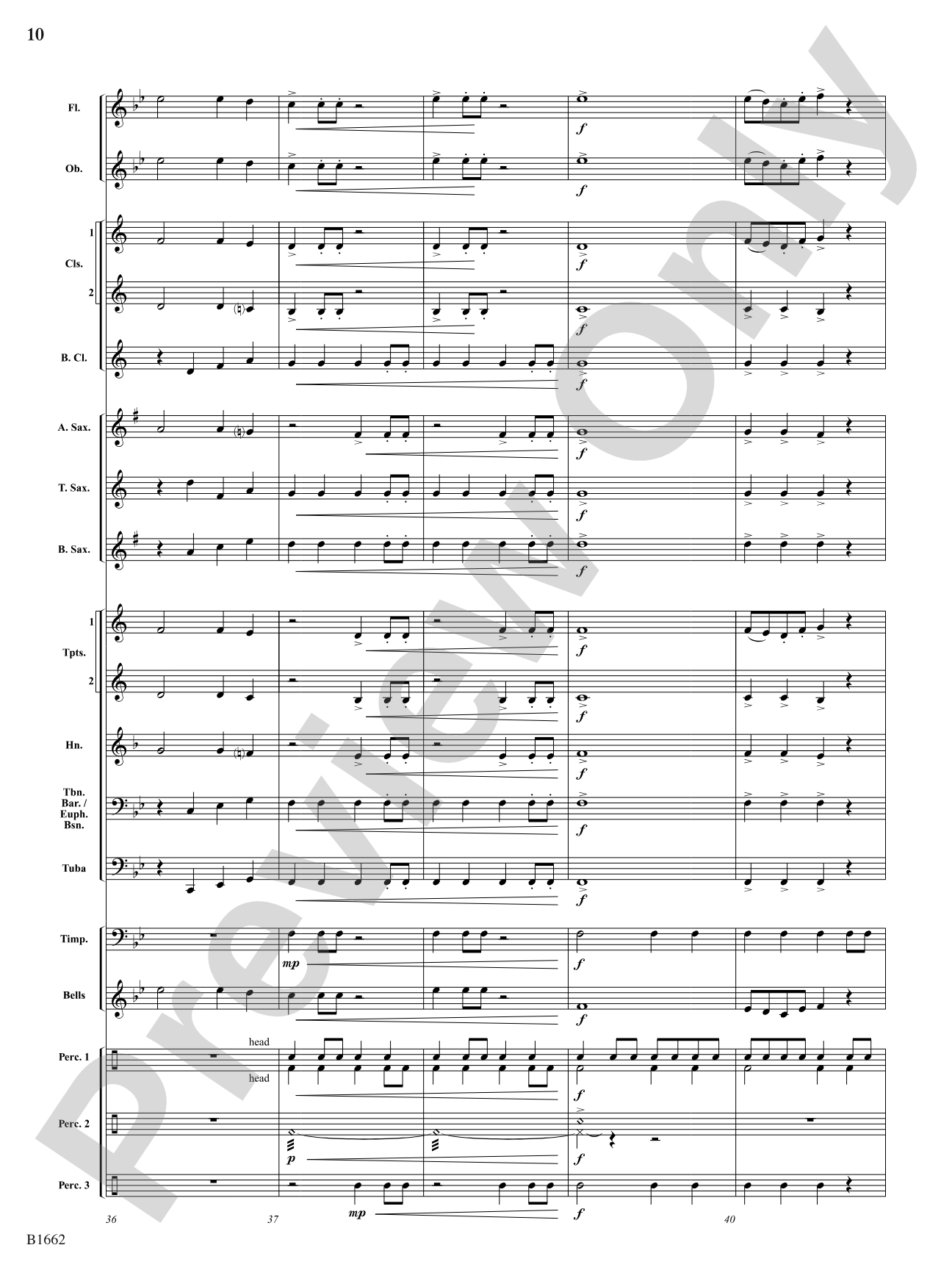 Prime: Concert Band Conductor Score & Parts