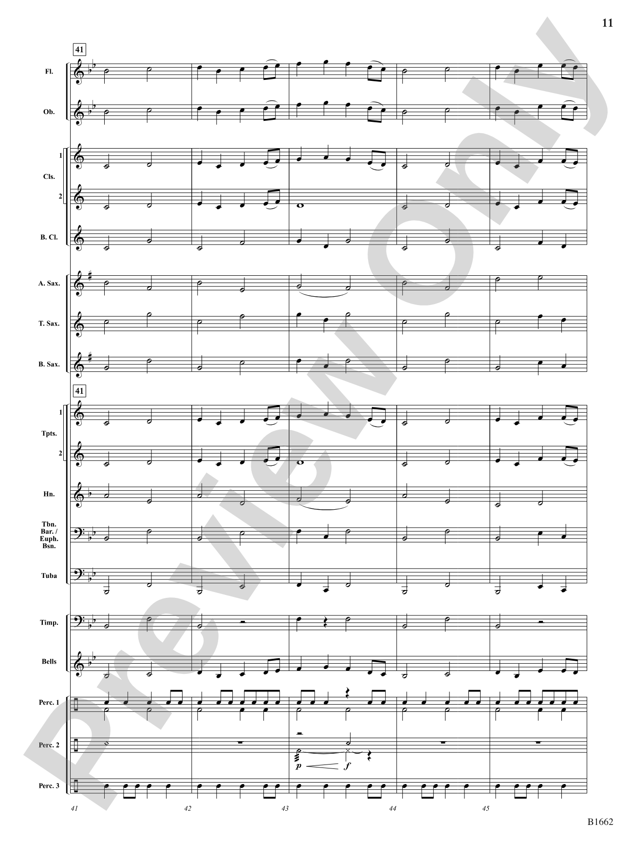 Prime: Concert Band Conductor Score & Parts