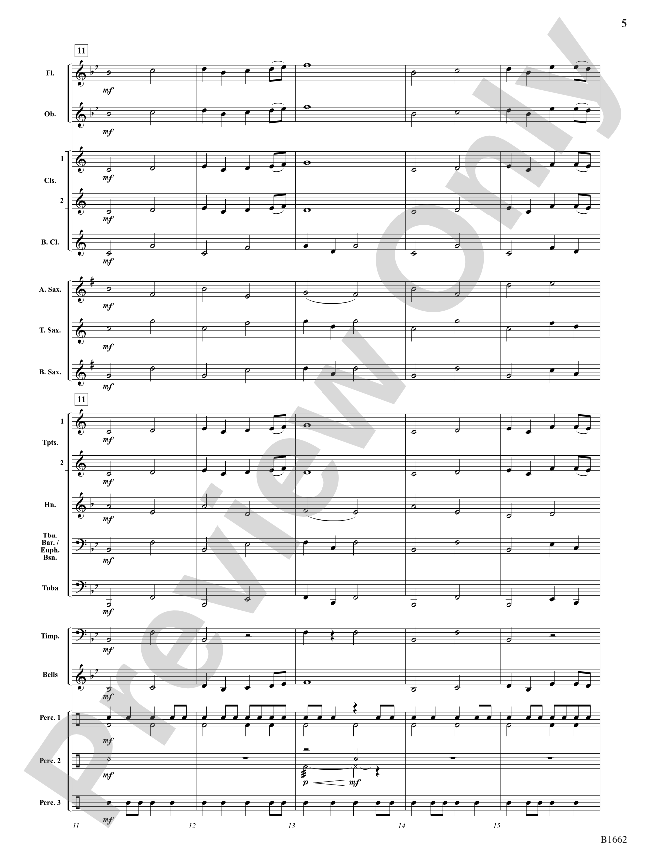 Prime: Concert Band Conductor Score & Parts