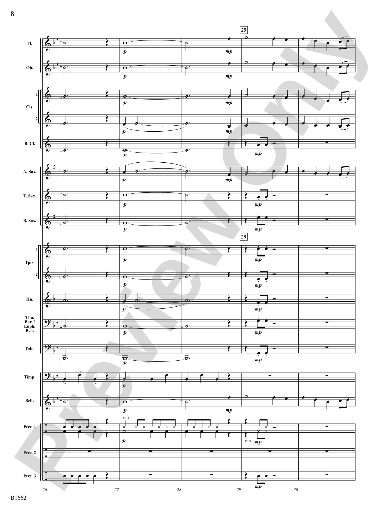 Prime: Concert Band Conductor Score & Parts