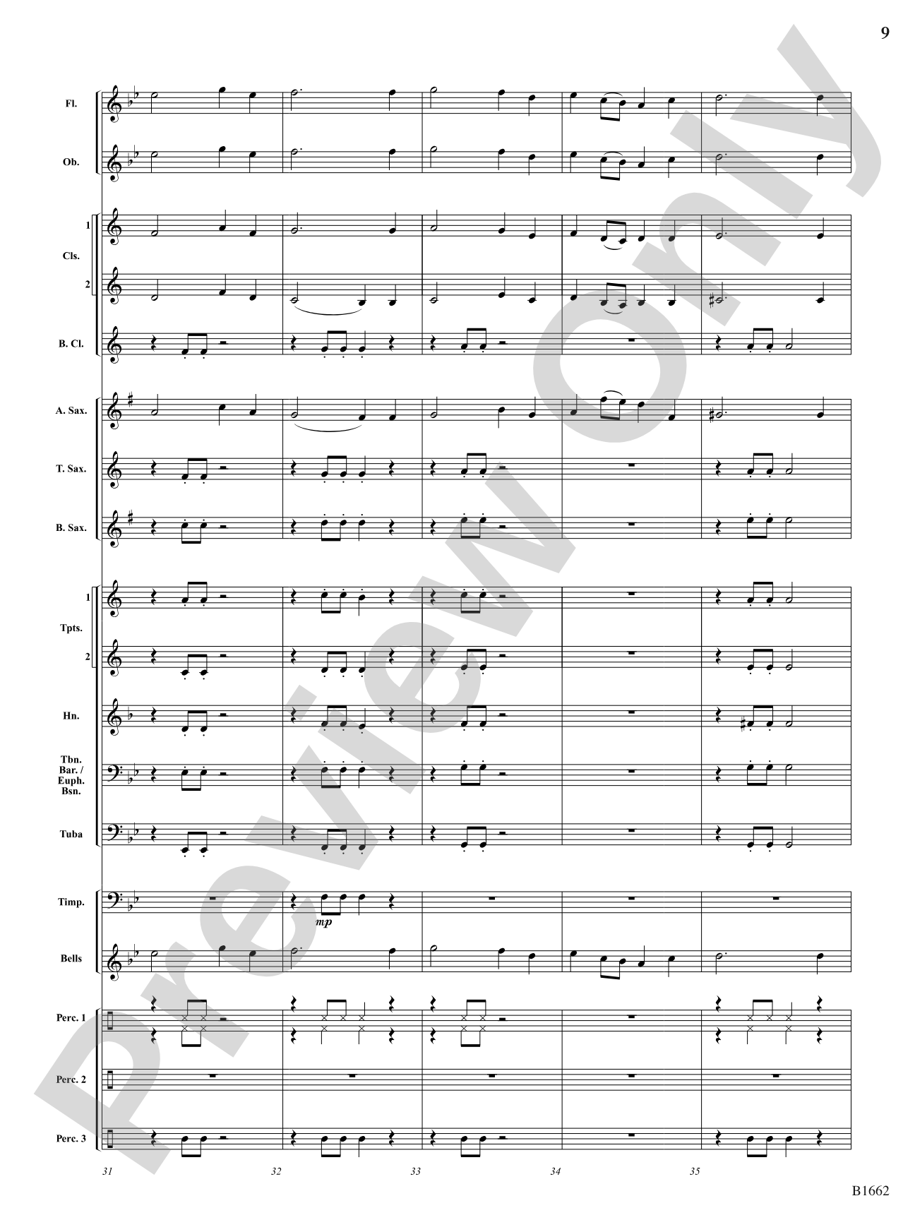 Prime: Concert Band Conductor Score & Parts