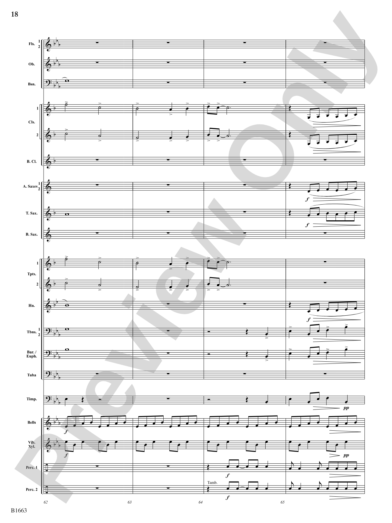 Legacy Fanfare: Concert Band Conductor Score & Parts