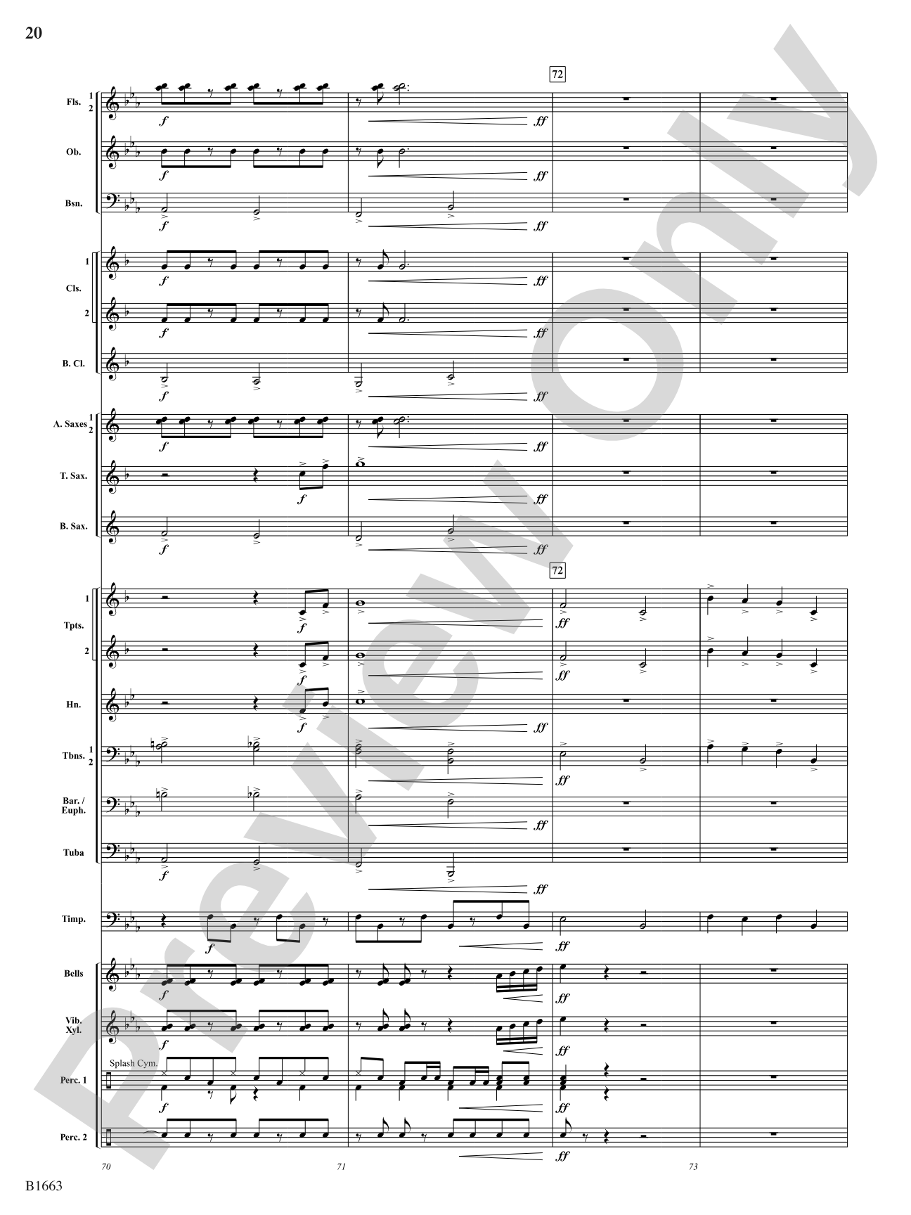 Legacy Fanfare: Concert Band Conductor Score & Parts