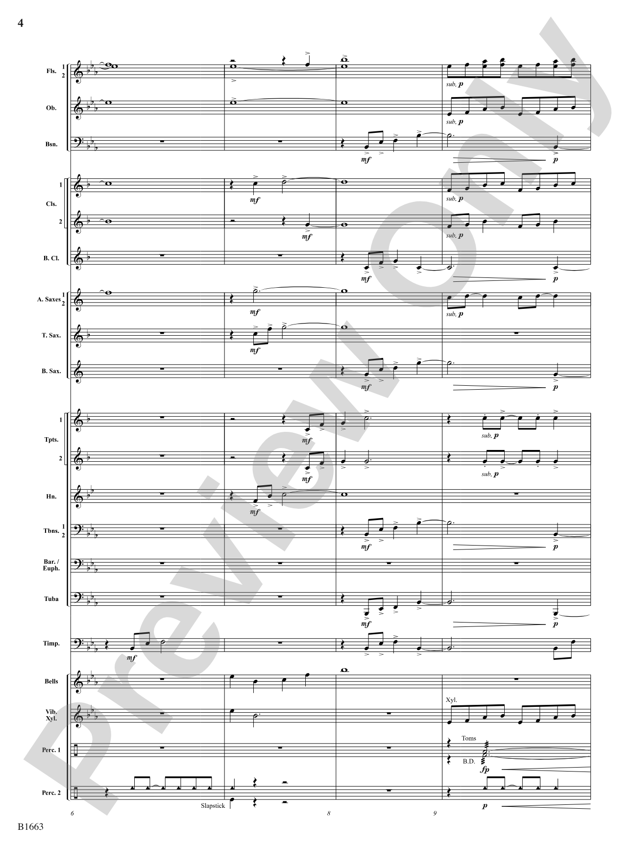 Legacy Fanfare: Concert Band Conductor Score & Parts