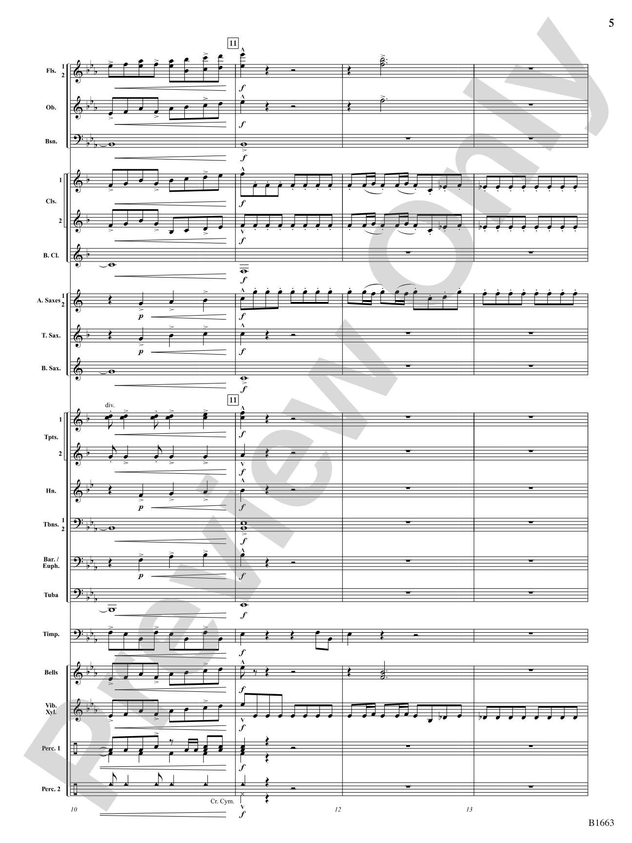 Legacy Fanfare: Concert Band Conductor Score & Parts