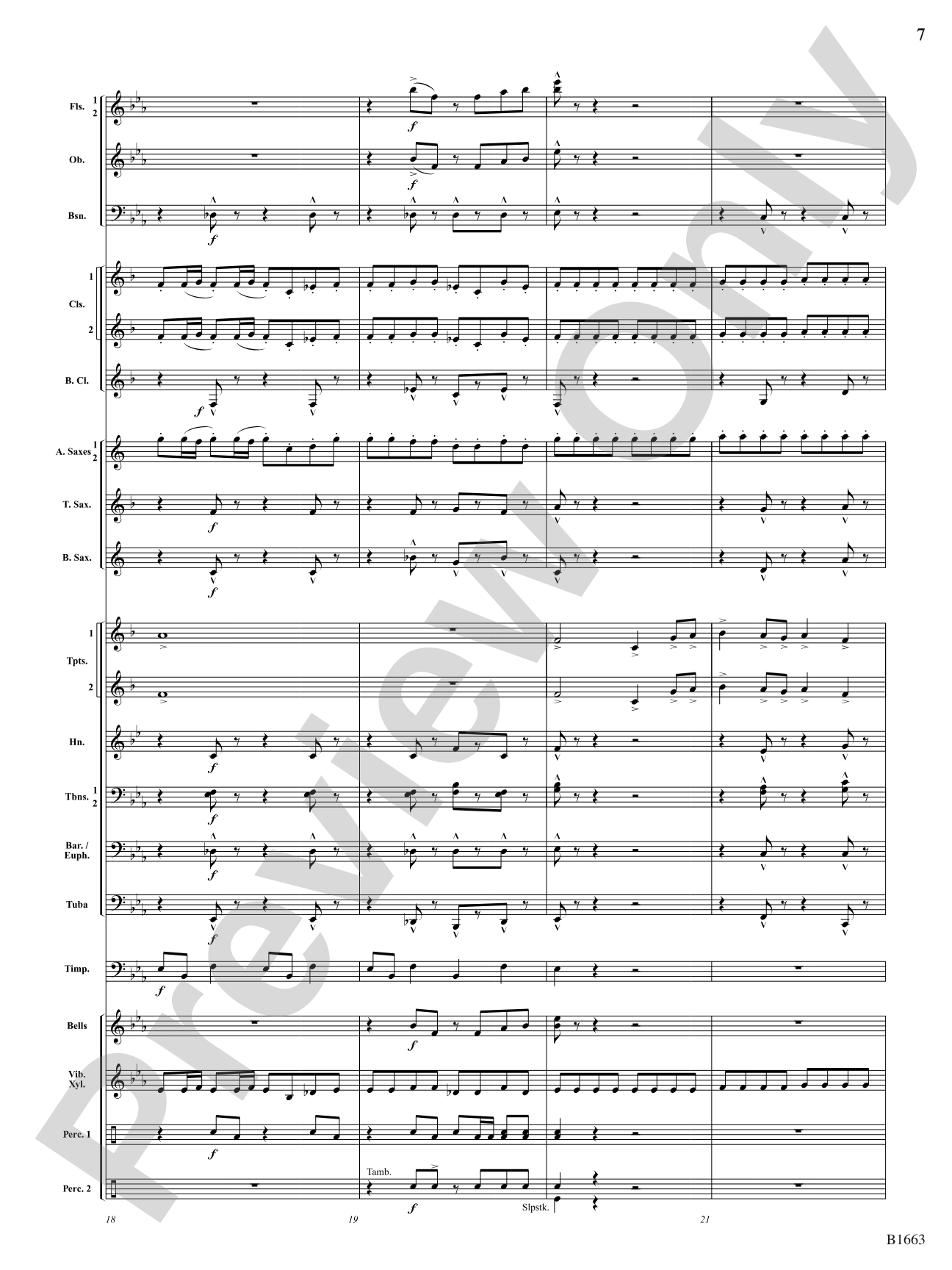 Legacy Fanfare: Concert Band Conductor Score & Parts