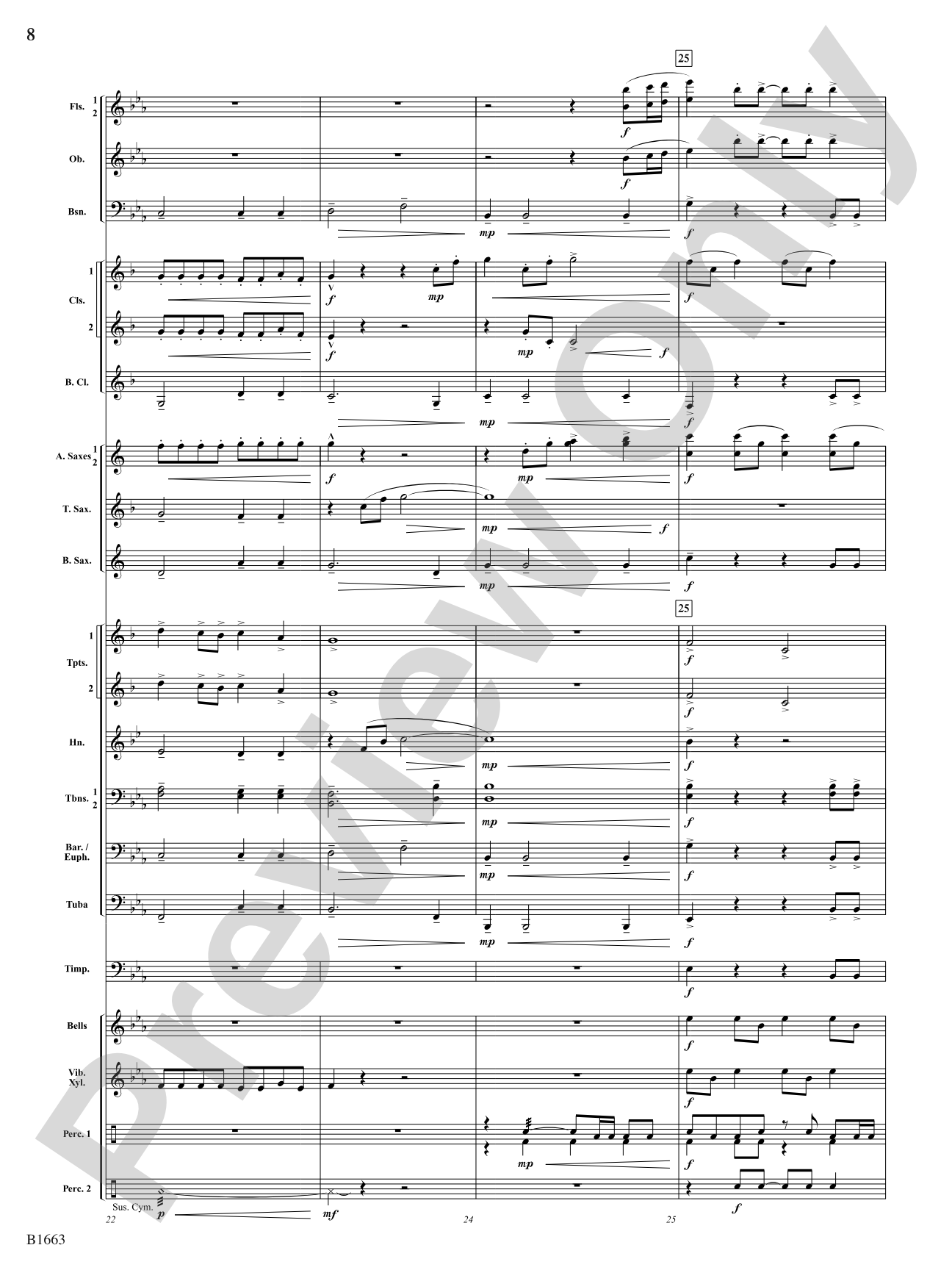 Legacy Fanfare: Concert Band Conductor Score & Parts