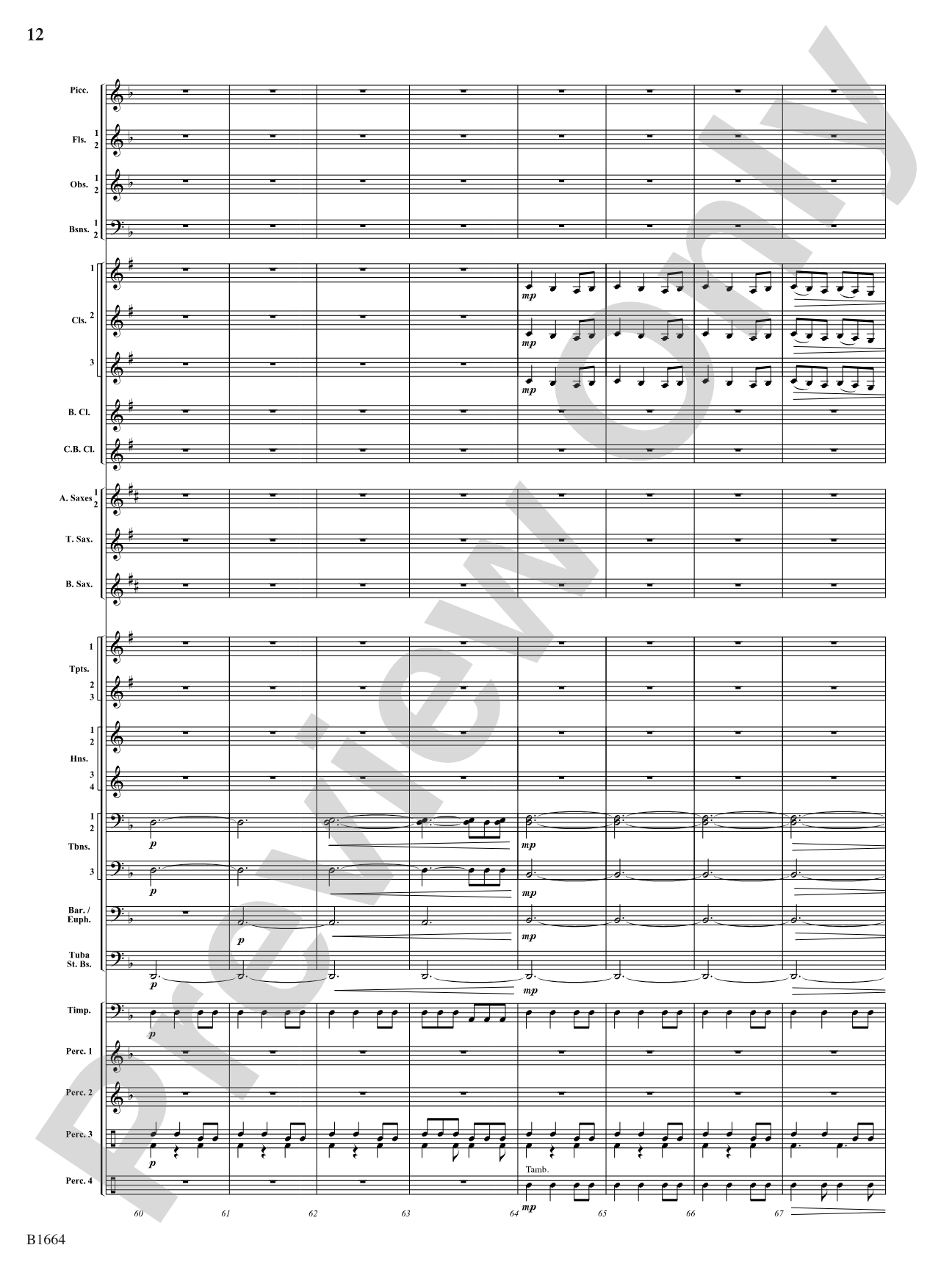 Shrine of the Fallen: Concert Band Conductor Score & Parts
