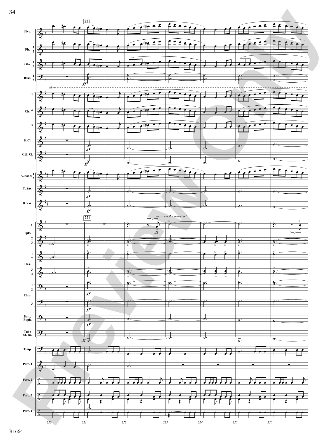 Shrine of the Fallen: Concert Band Conductor Score & Parts
