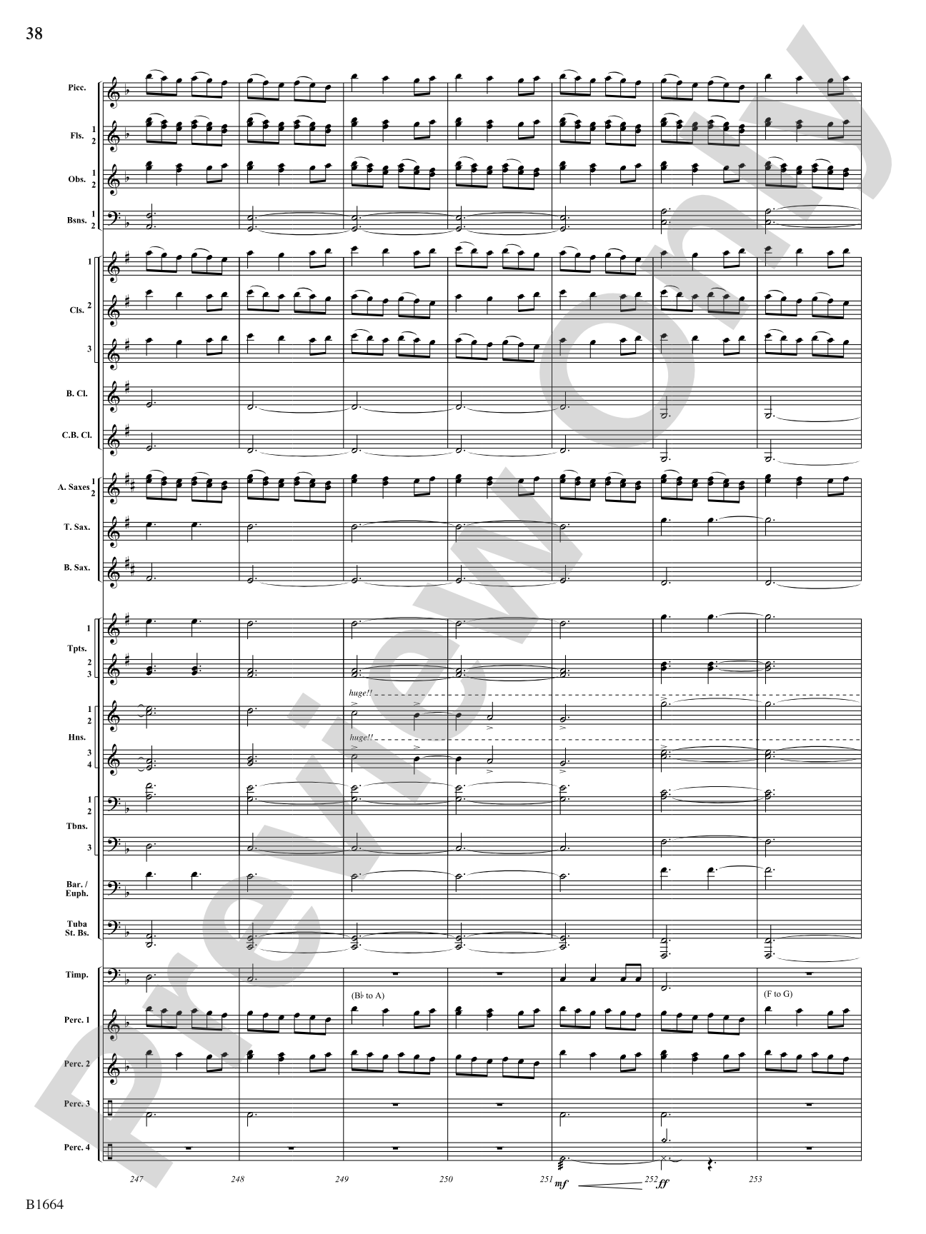 Shrine of the Fallen: Concert Band Conductor Score & Parts
