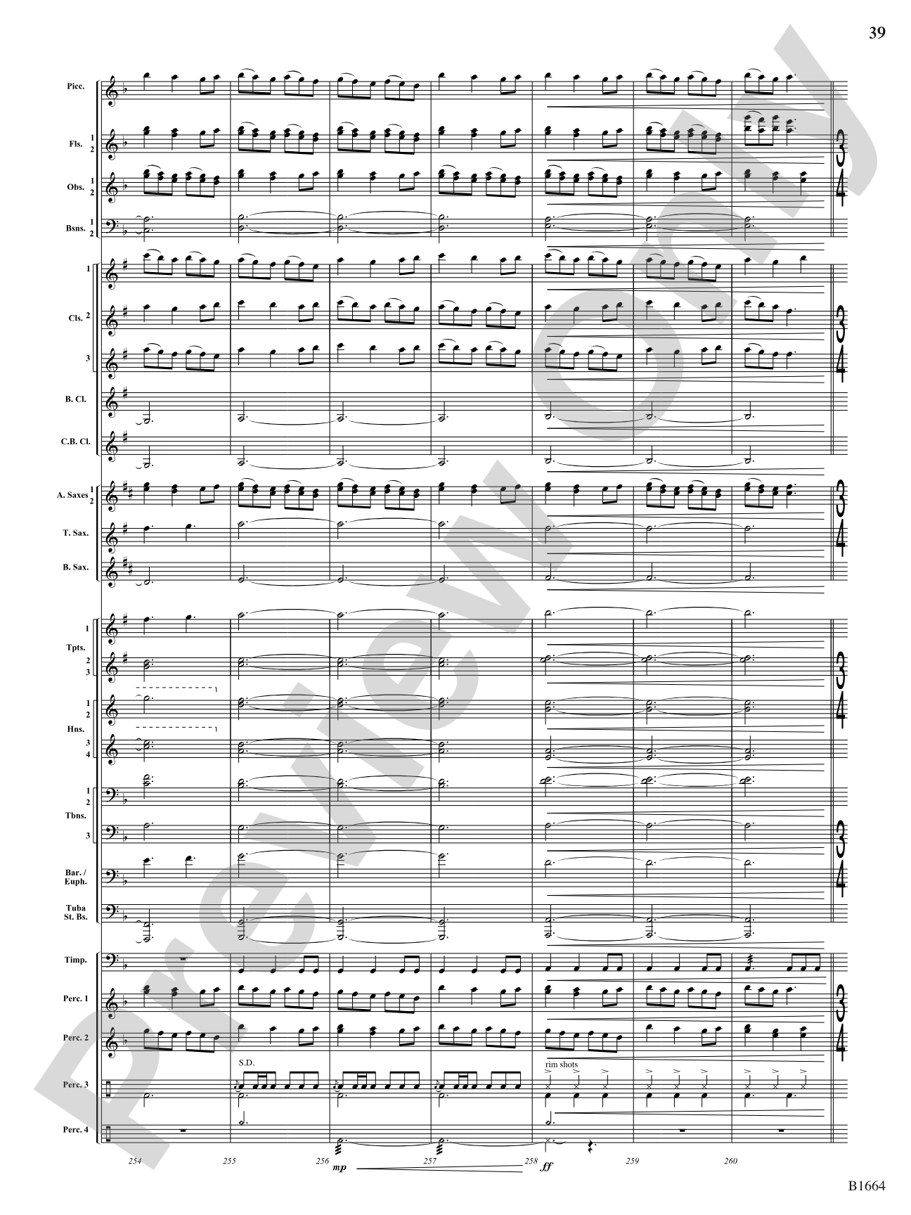Shrine of the Fallen: Concert Band Conductor Score & Parts