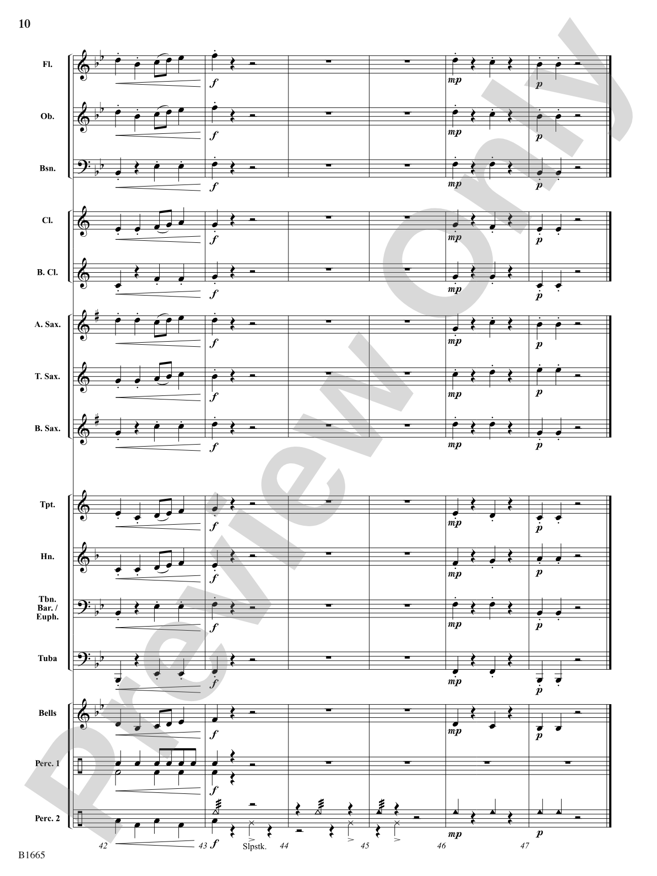 Snooze Alarm: Concert Band Conductor Score & Parts