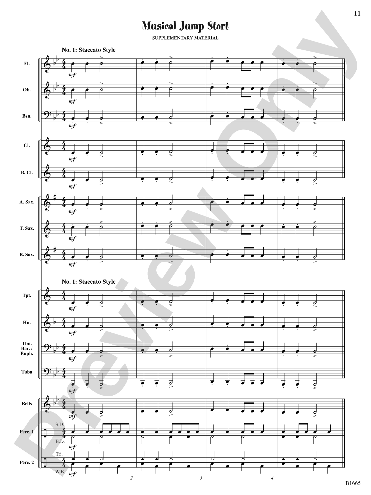 Snooze Alarm: Concert Band Conductor Score & Parts