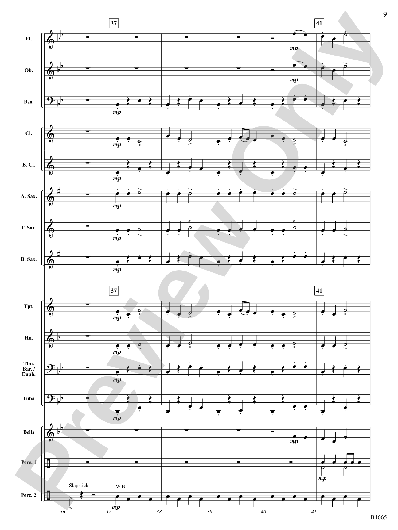 Snooze Alarm: Concert Band Conductor Score & Parts