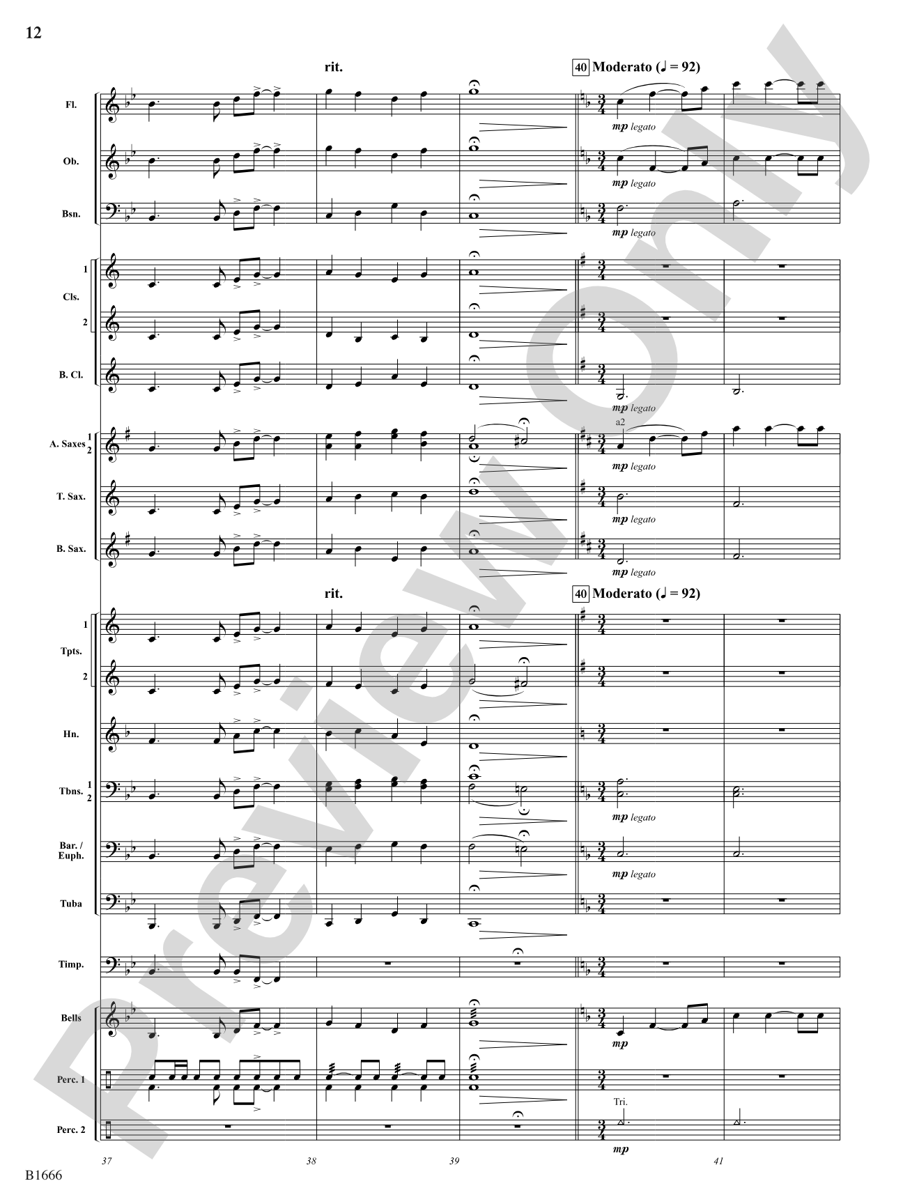 Wild West Saga: Concert Band Conductor Score & Parts