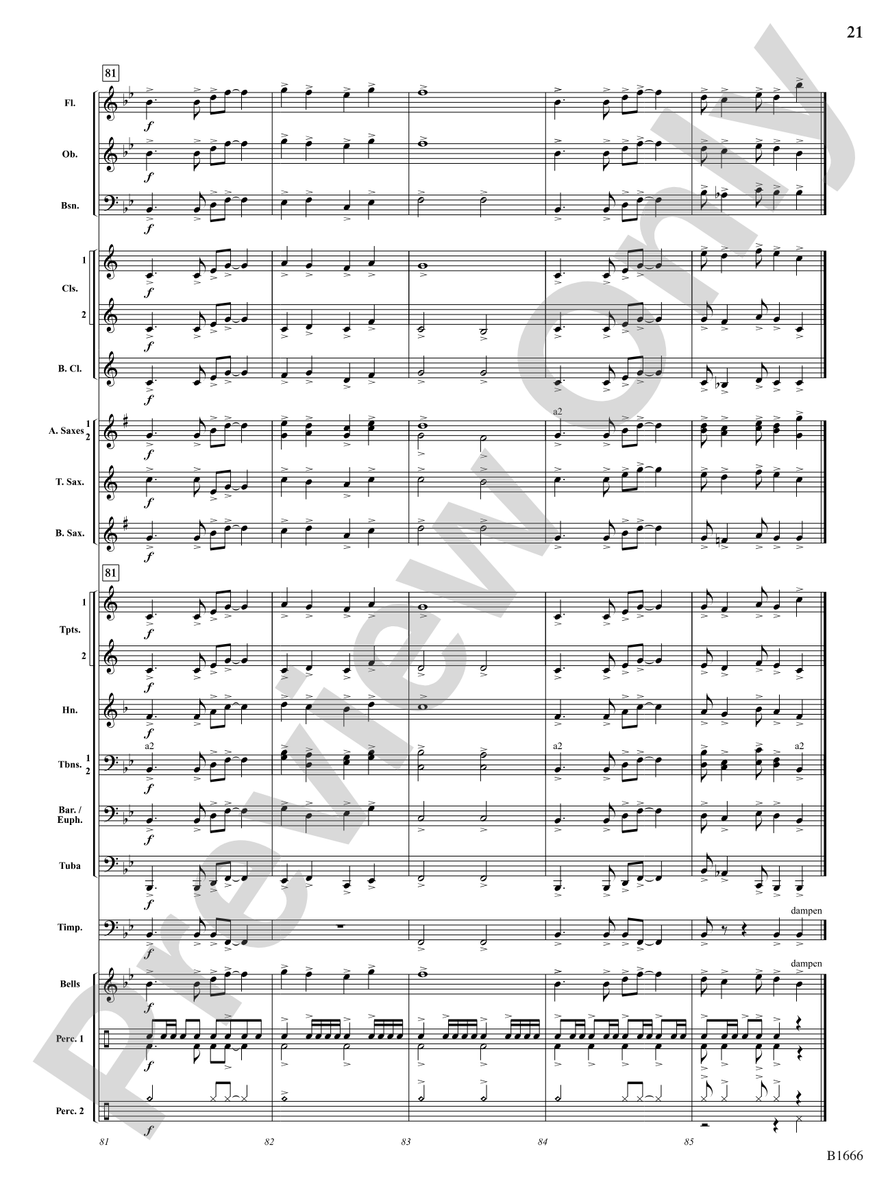 Wild West Saga: Concert Band Conductor Score & Parts