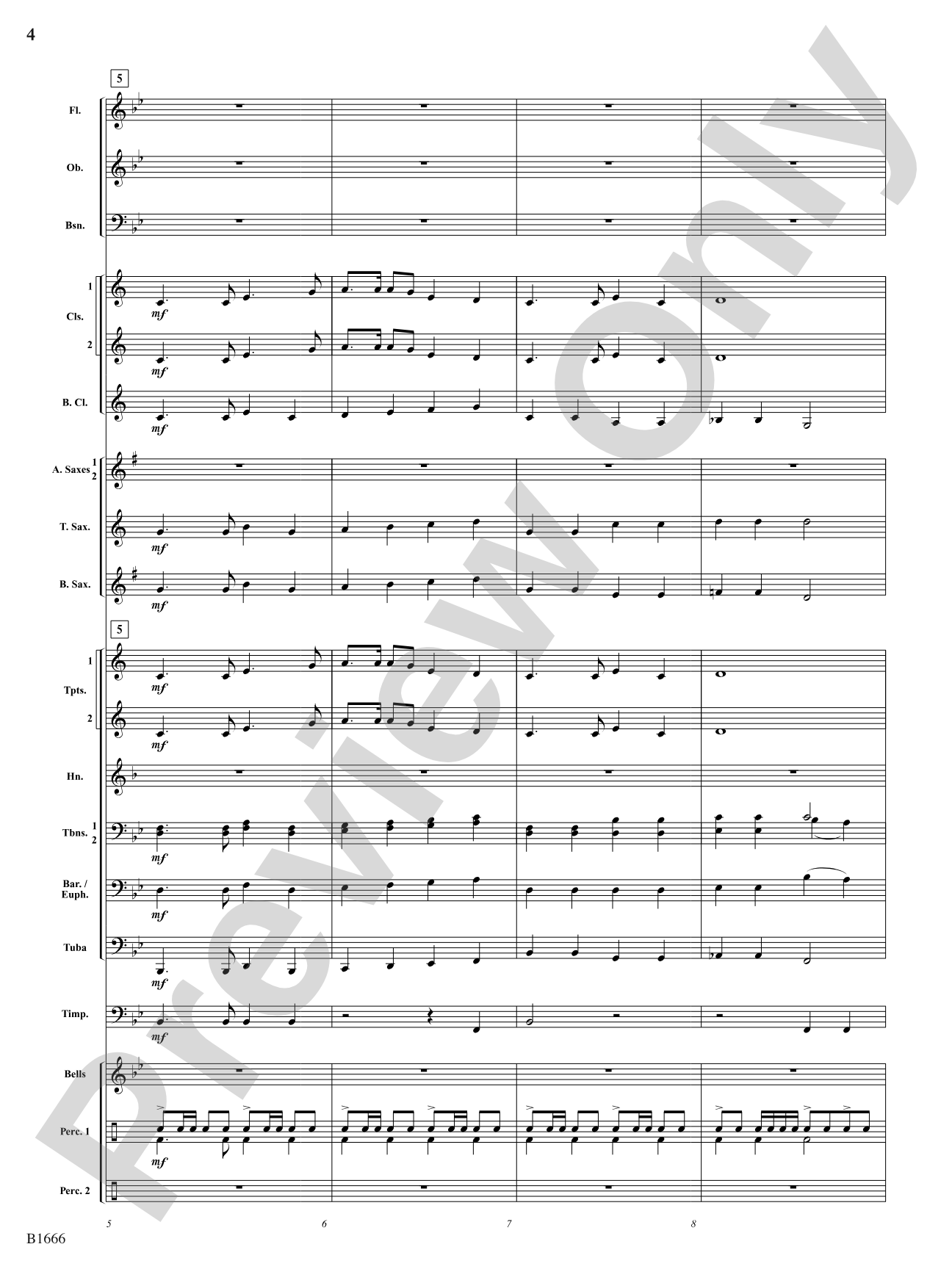 Wild West Saga: Concert Band Conductor Score & Parts