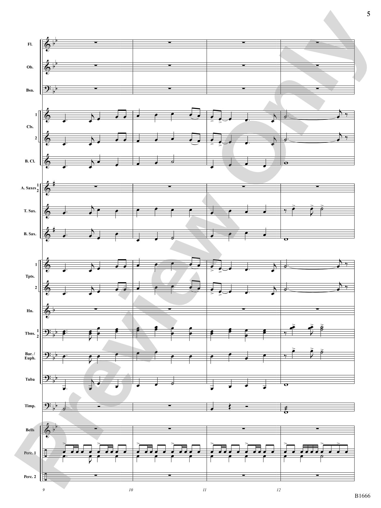 Wild West Saga: Concert Band Conductor Score & Parts