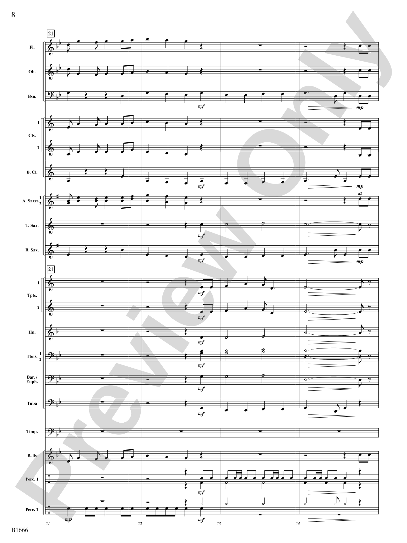 Wild West Saga: Concert Band Conductor Score & Parts