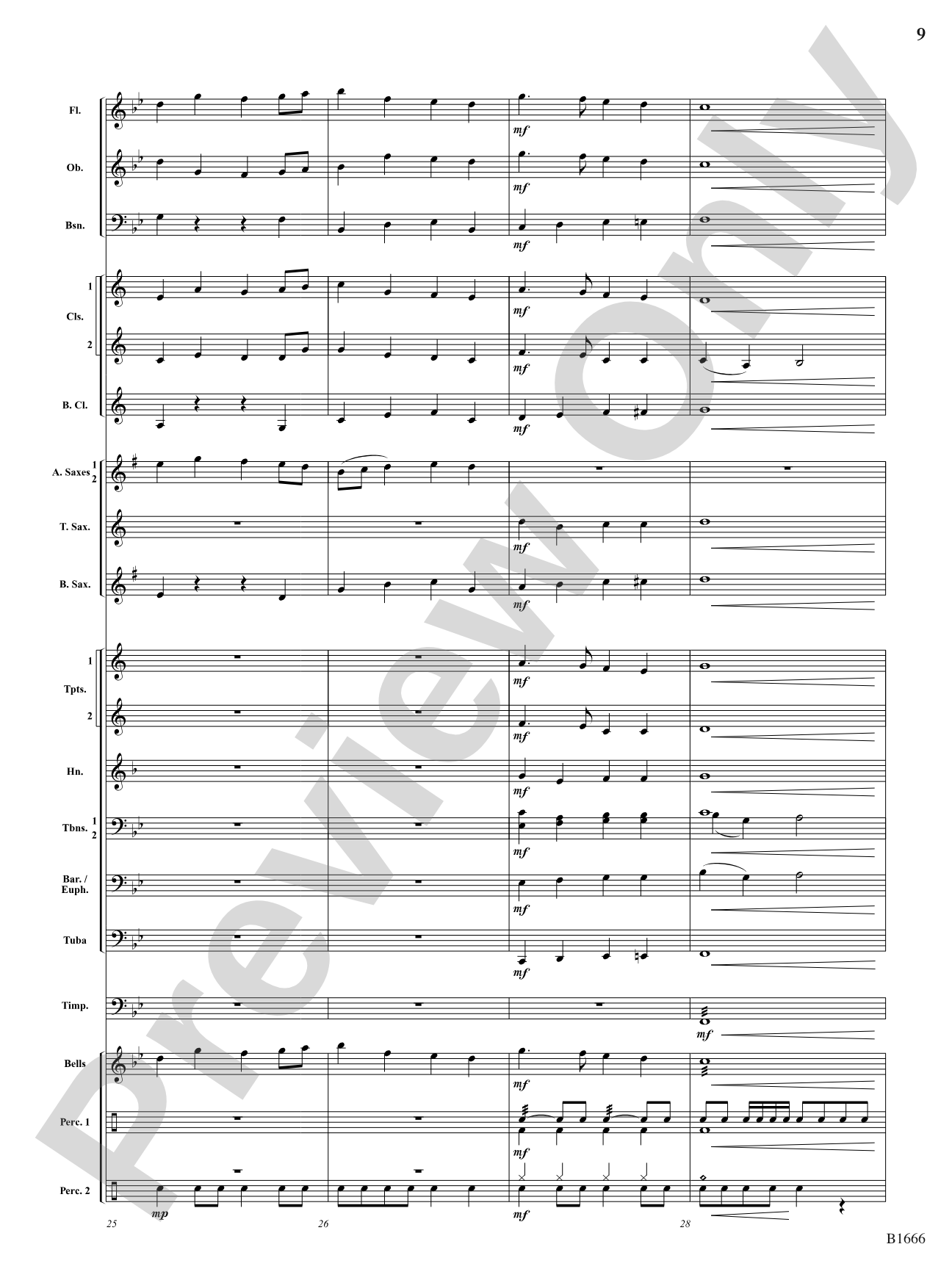 Wild West Saga: Concert Band Conductor Score & Parts