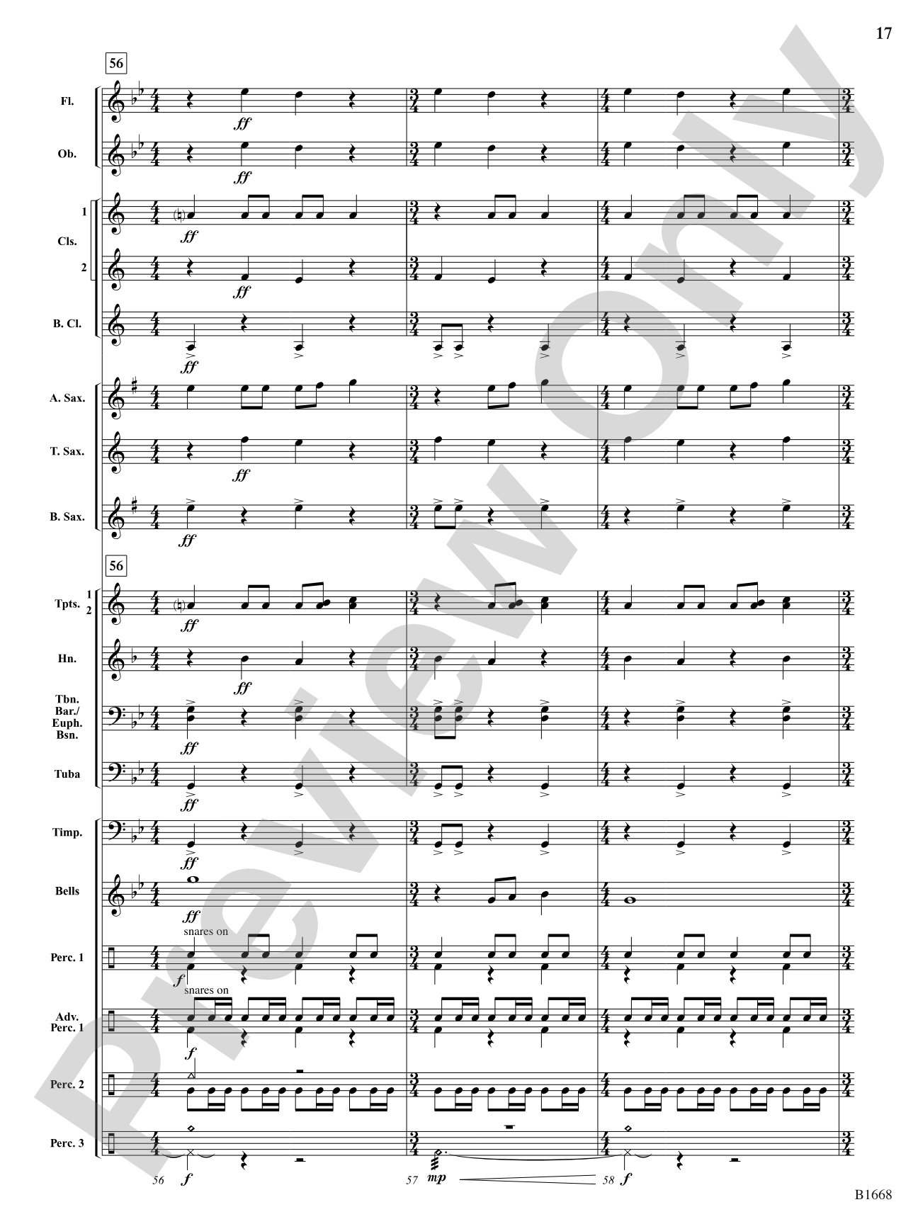 Spirit of the Stallion: Concert Band Conductor Score & Parts