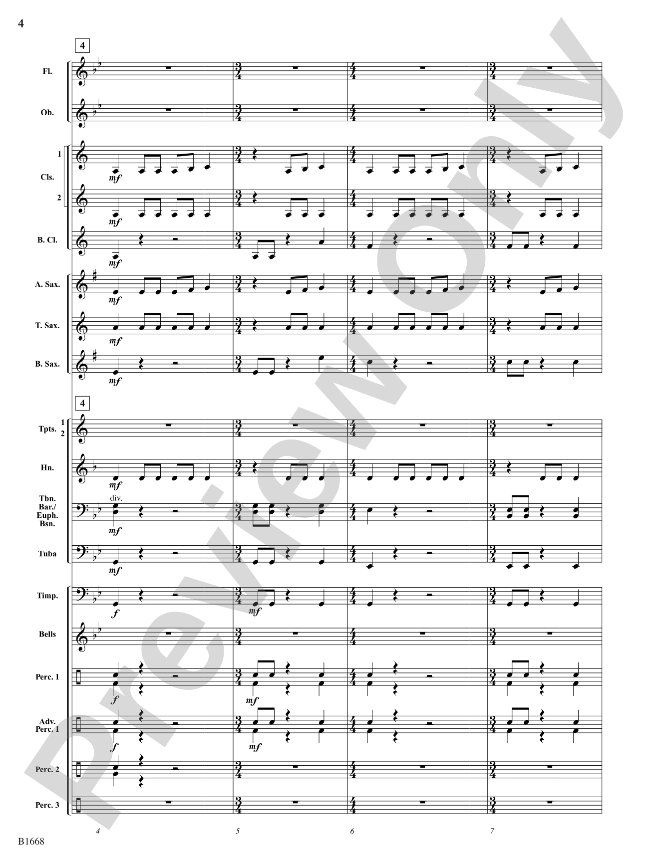 Spirit of the Stallion: Concert Band Conductor Score & Parts