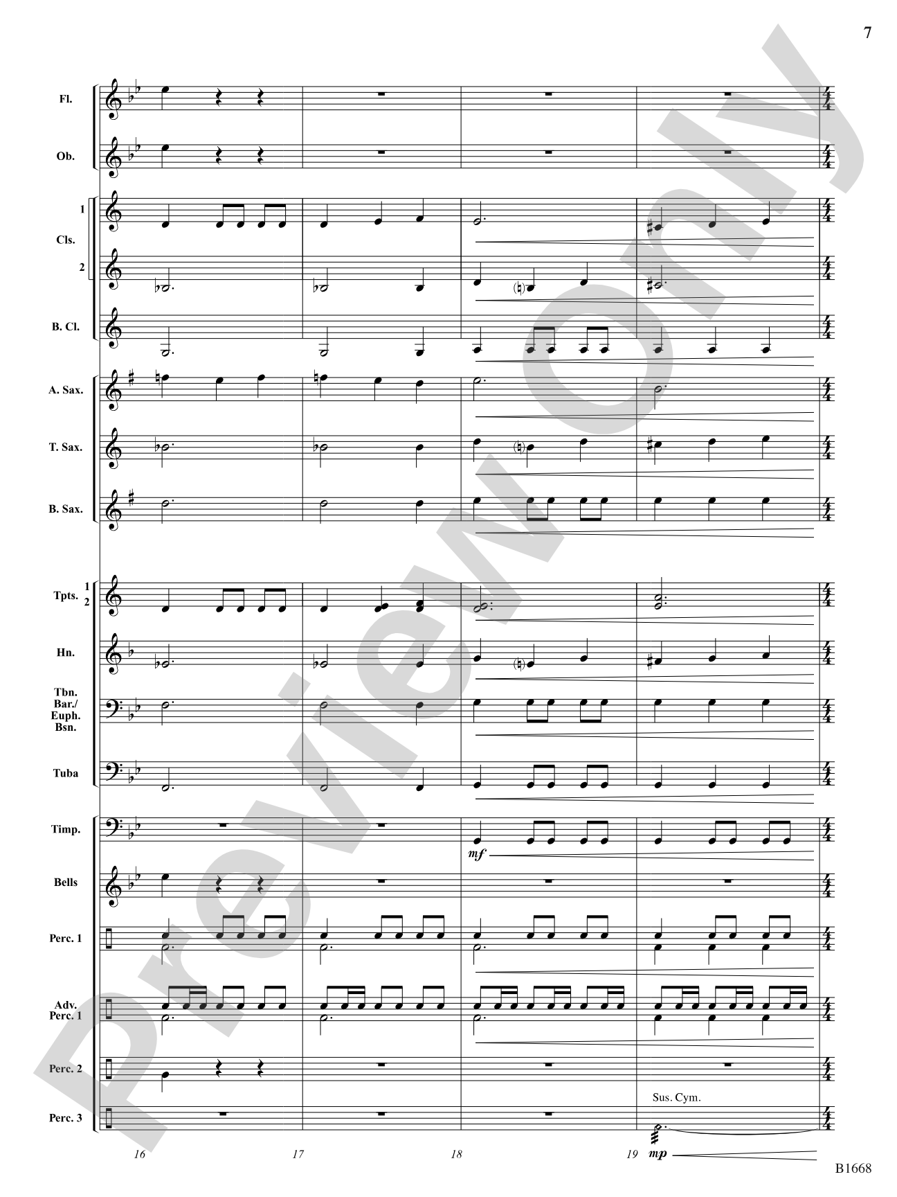 Spirit of the Stallion: Concert Band Conductor Score & Parts