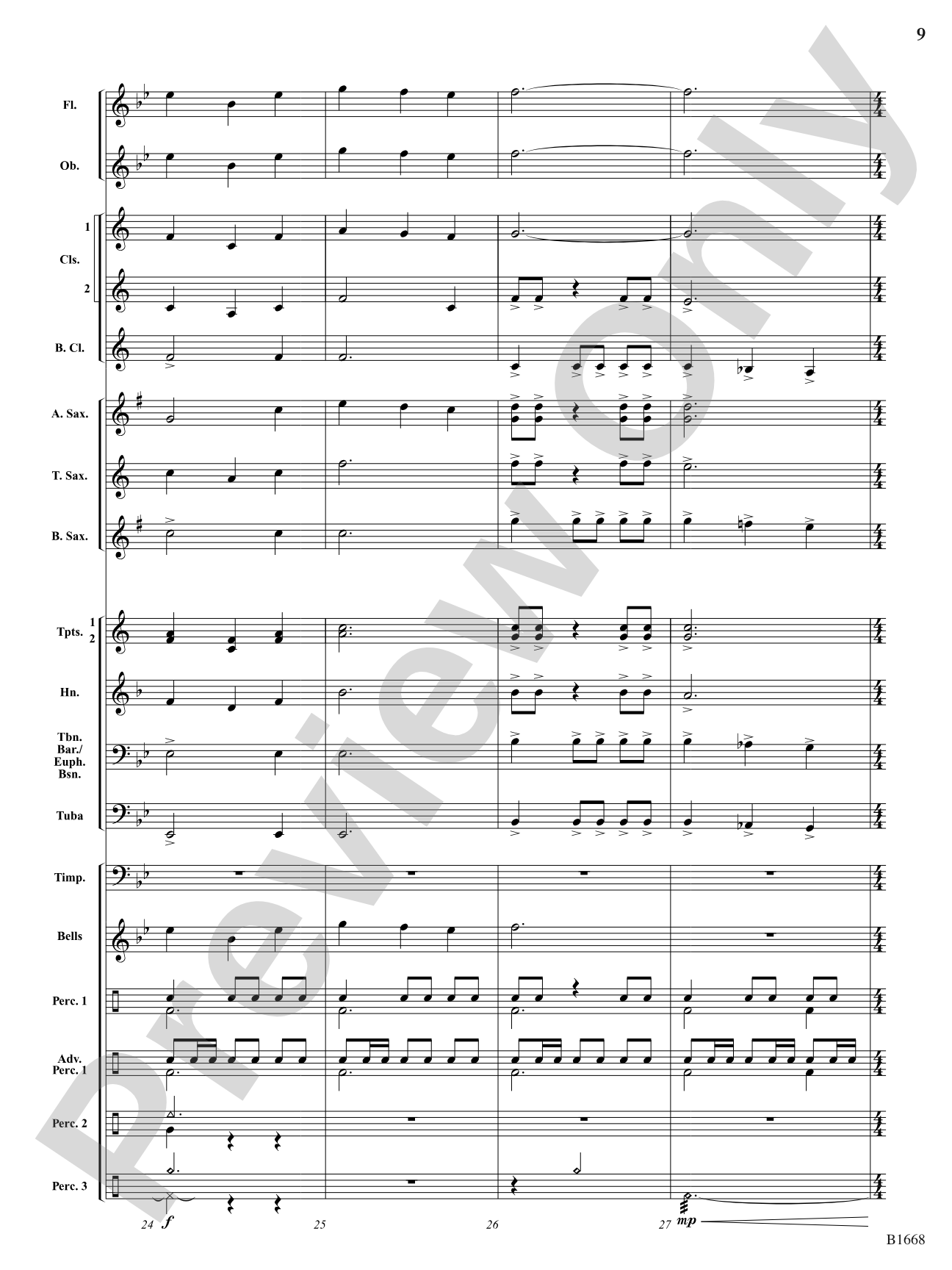 Spirit of the Stallion: Concert Band Conductor Score & Parts