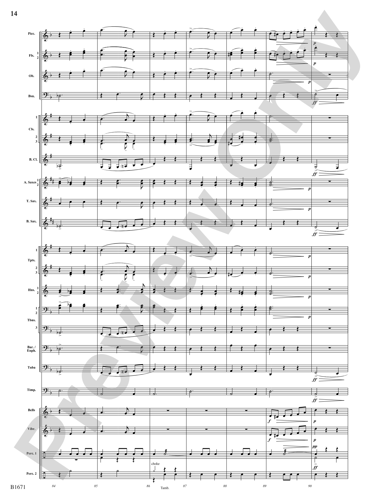 Spellbound: Concert Band Conductor Score & Parts