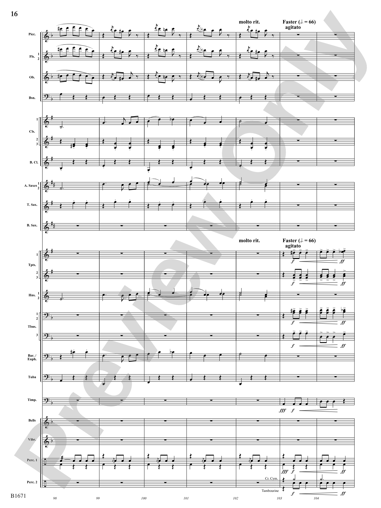Spellbound: Concert Band Conductor Score & Parts