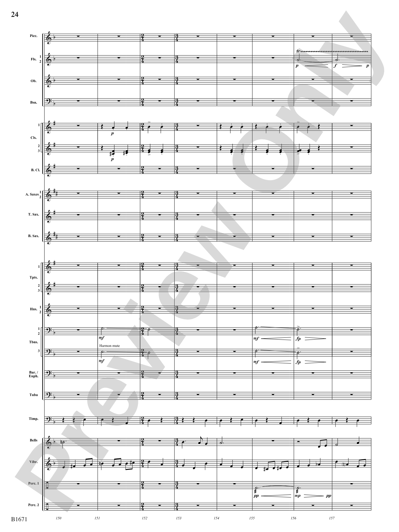 Spellbound: Concert Band Conductor Score & Parts