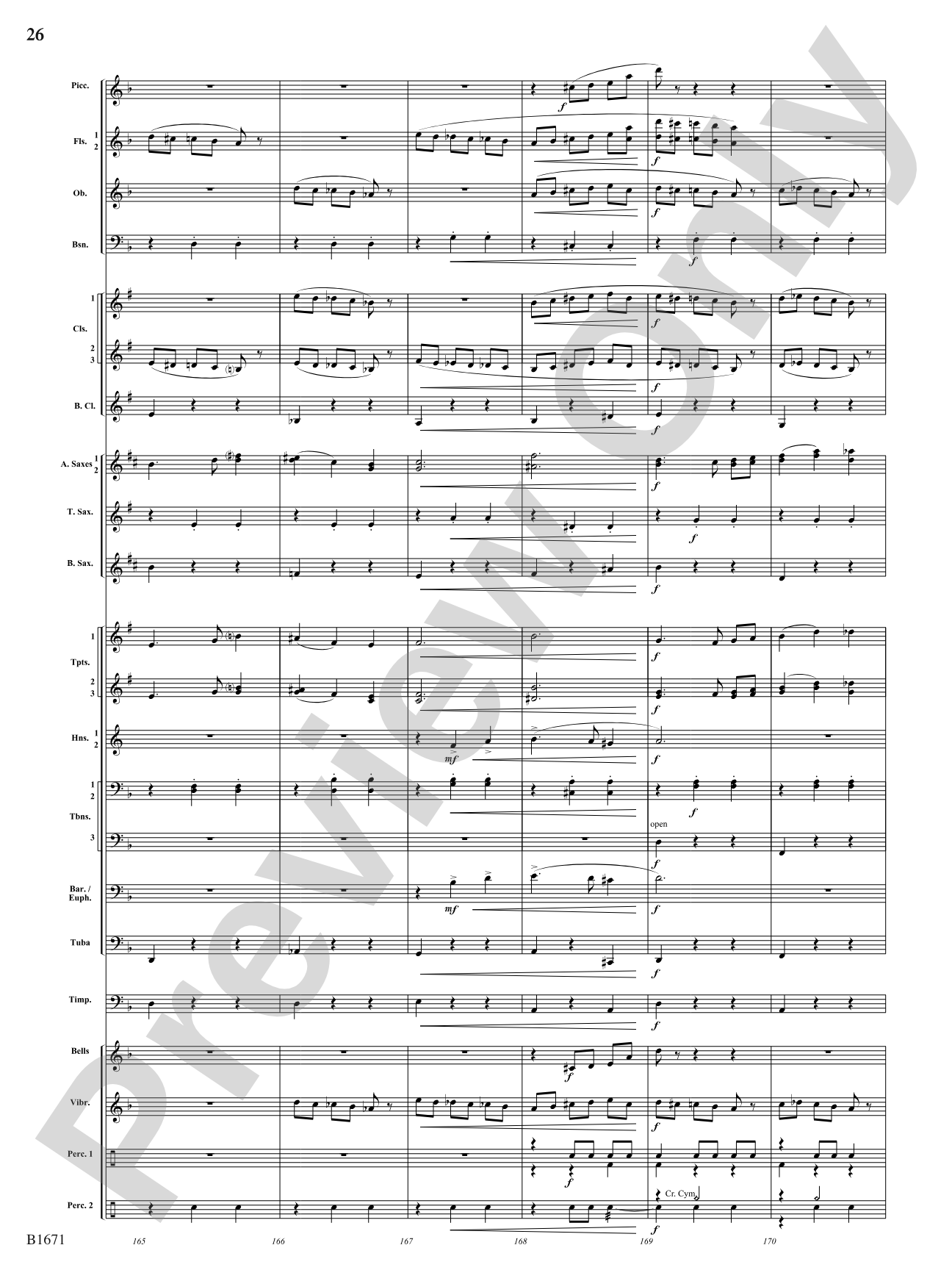 Spellbound: Concert Band Conductor Score & Parts