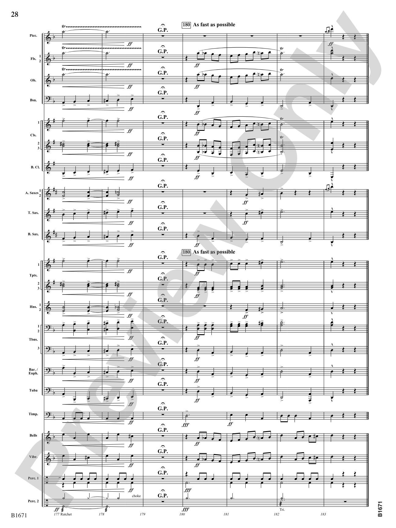 Spellbound: Concert Band Conductor Score & Parts