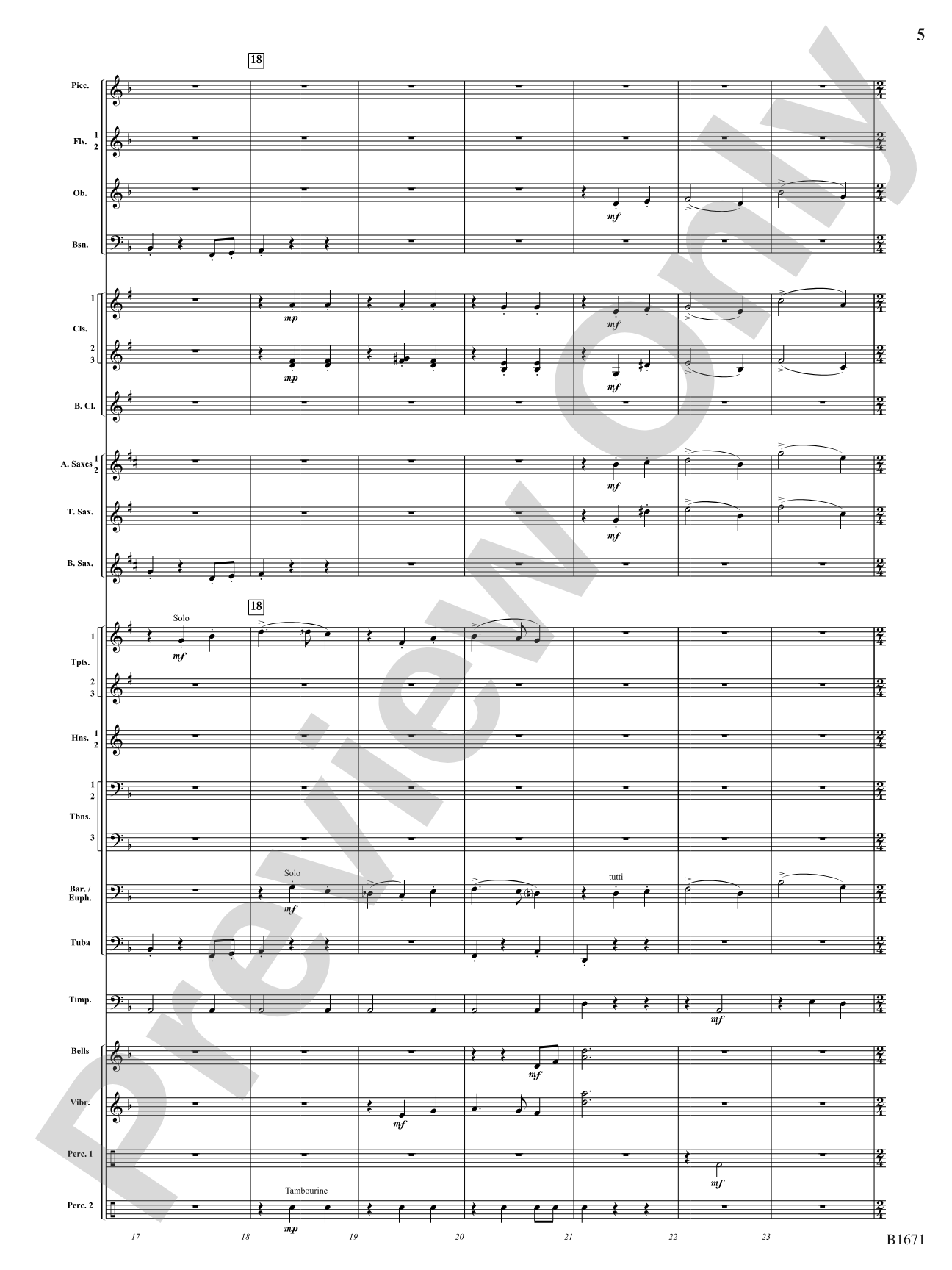 Spellbound: Concert Band Conductor Score & Parts