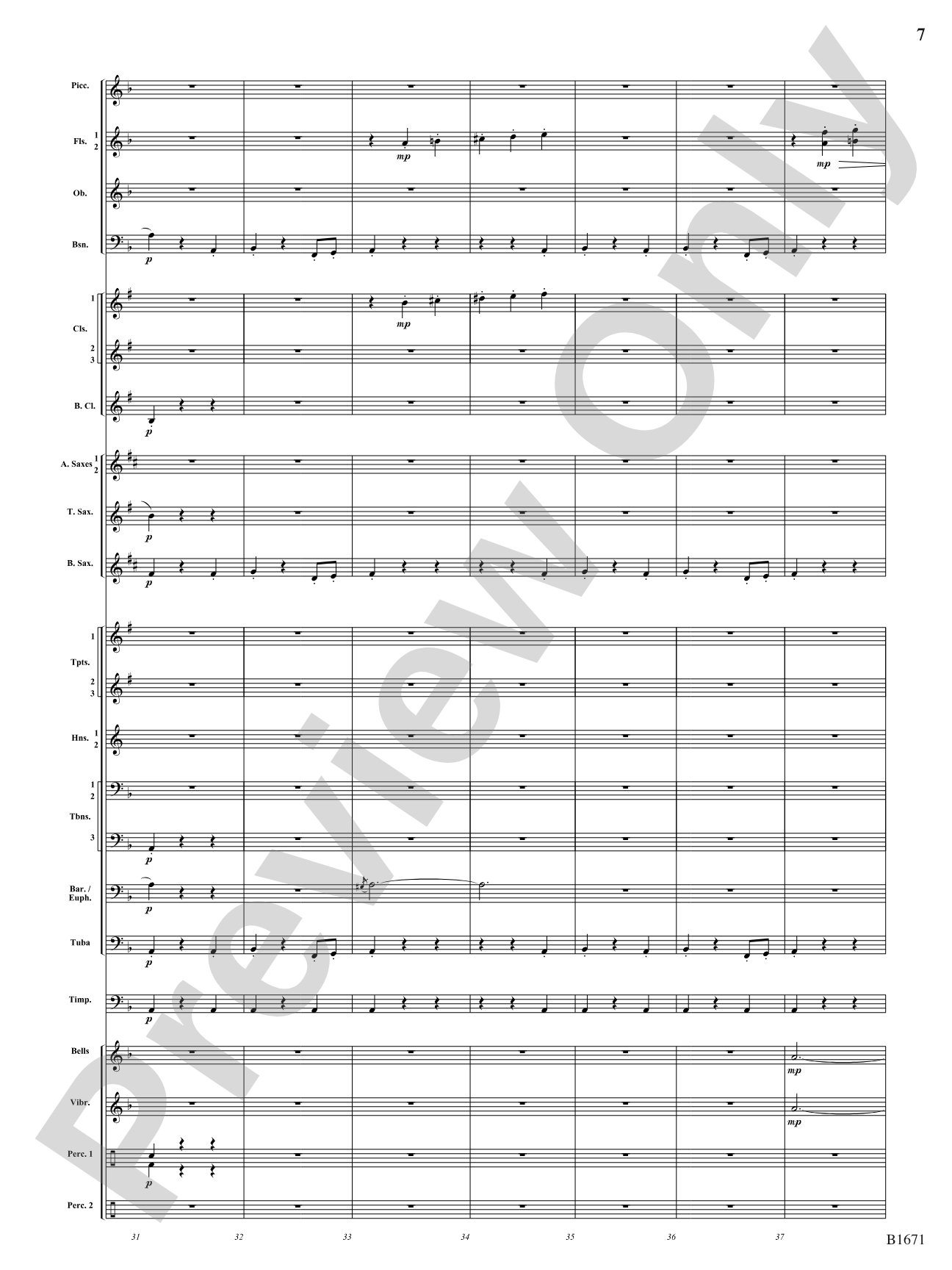 Spellbound: Concert Band Conductor Score & Parts