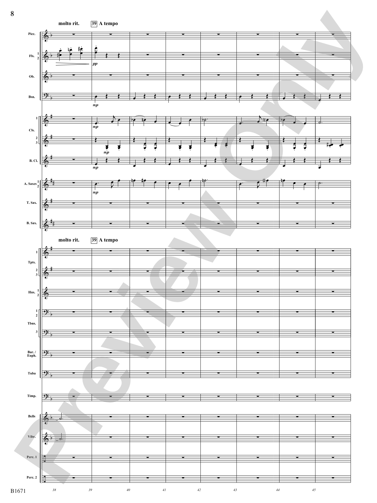 Spellbound: Concert Band Conductor Score & Parts