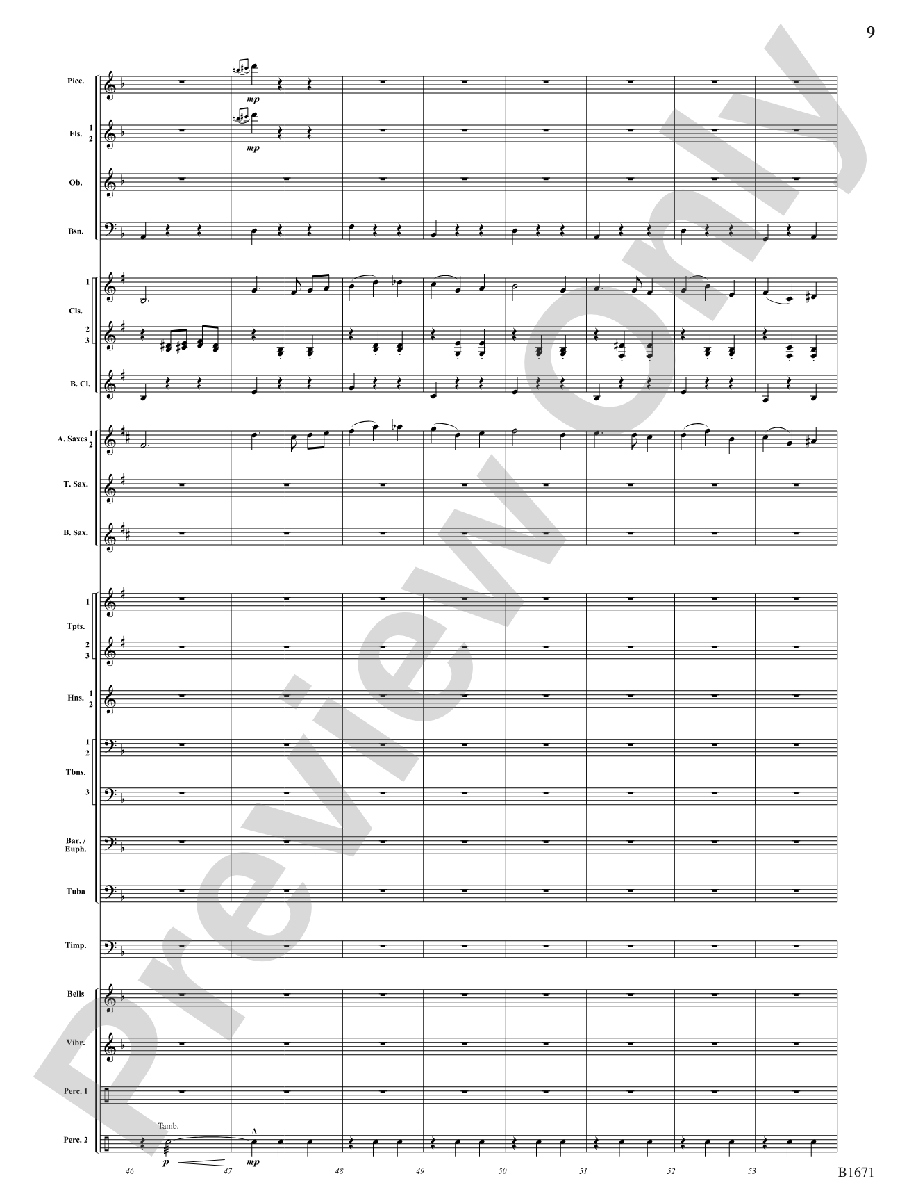 Spellbound: Concert Band Conductor Score & Parts
