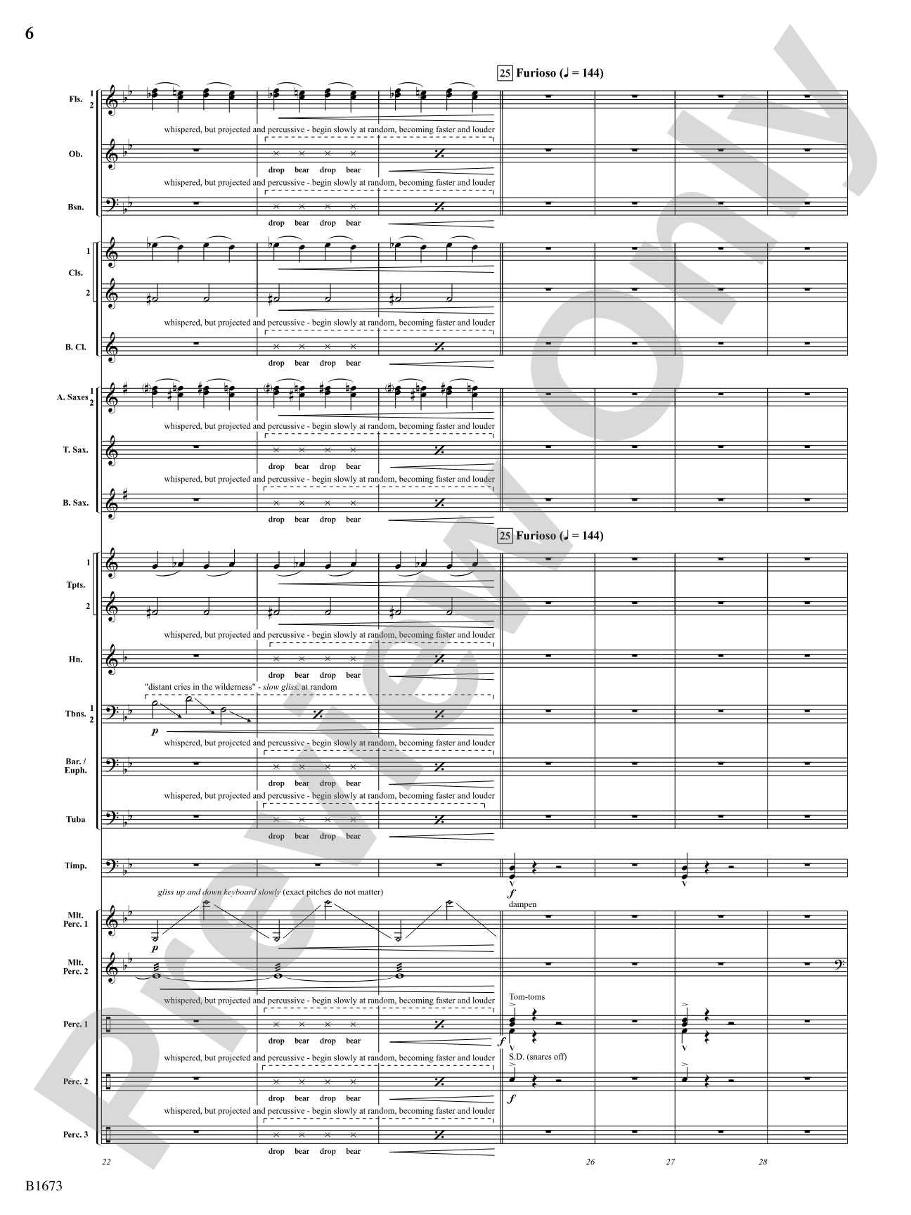 Legend of the Drop Bear: Concert Band Conductor Score & Parts