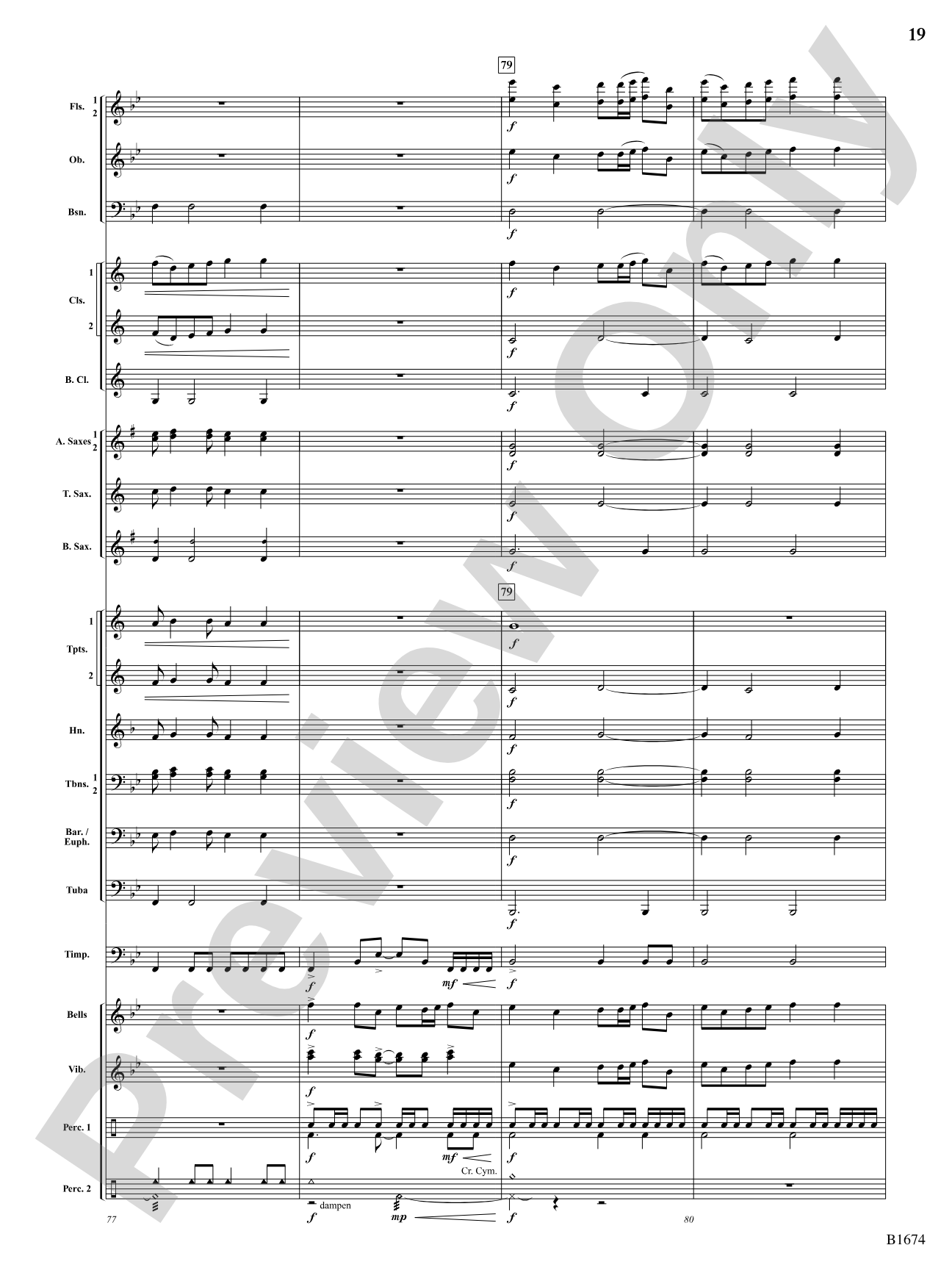 Synthesis: Concert Band Conductor Score & Parts